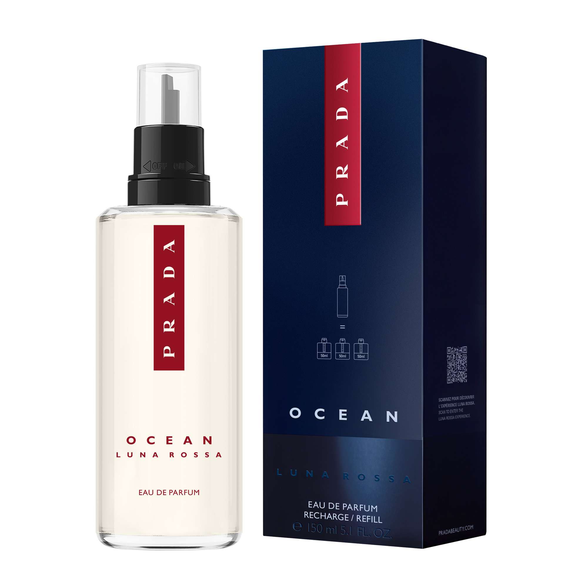 プラダ Luna Rossa Ocean オードパルファム 100ml 未開封 Prada Luna Rossa Ocean Eau de Parfum 100ml | LOOKFANTASTIC