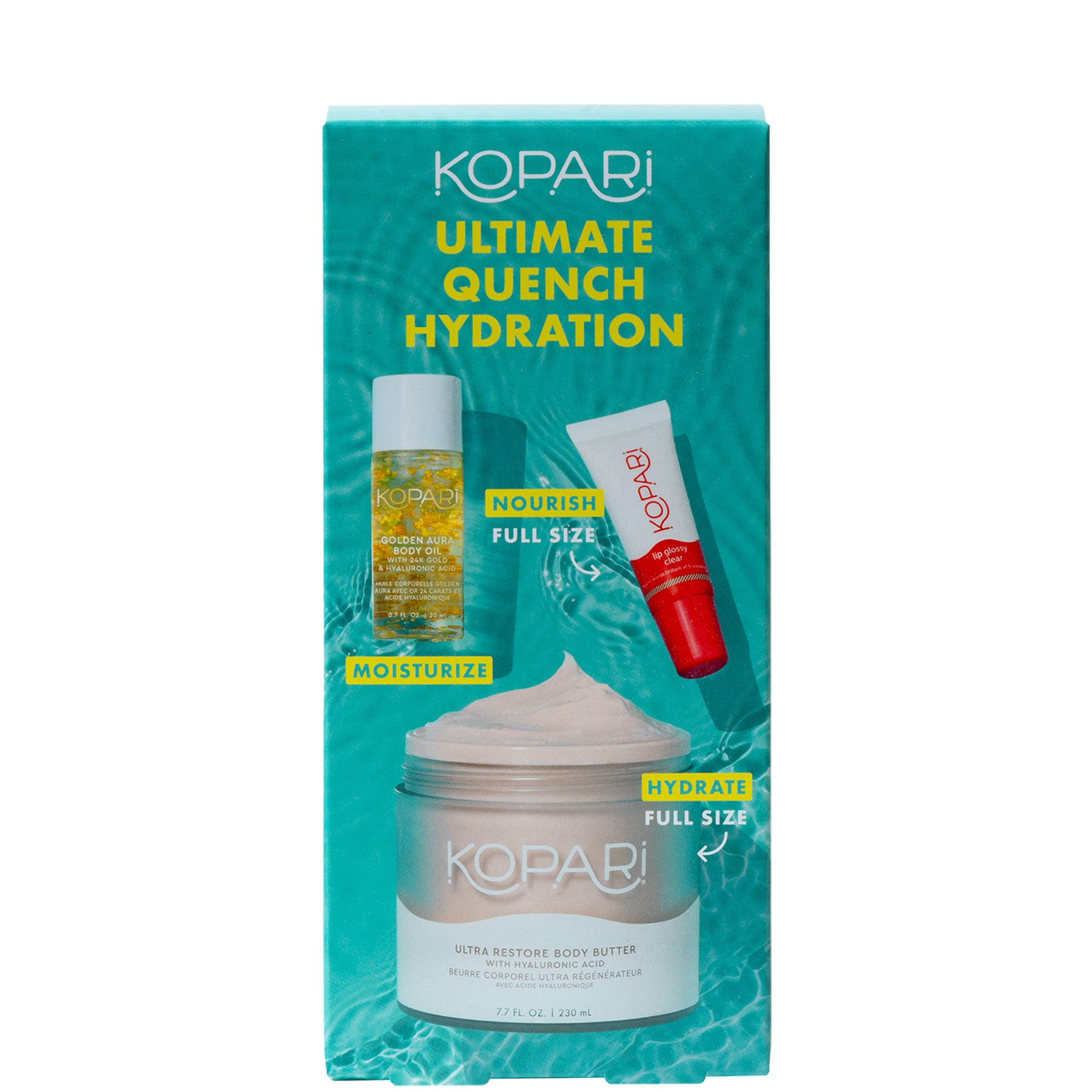 cult Kopari Beauty Ultimate Quench Hydration Collection