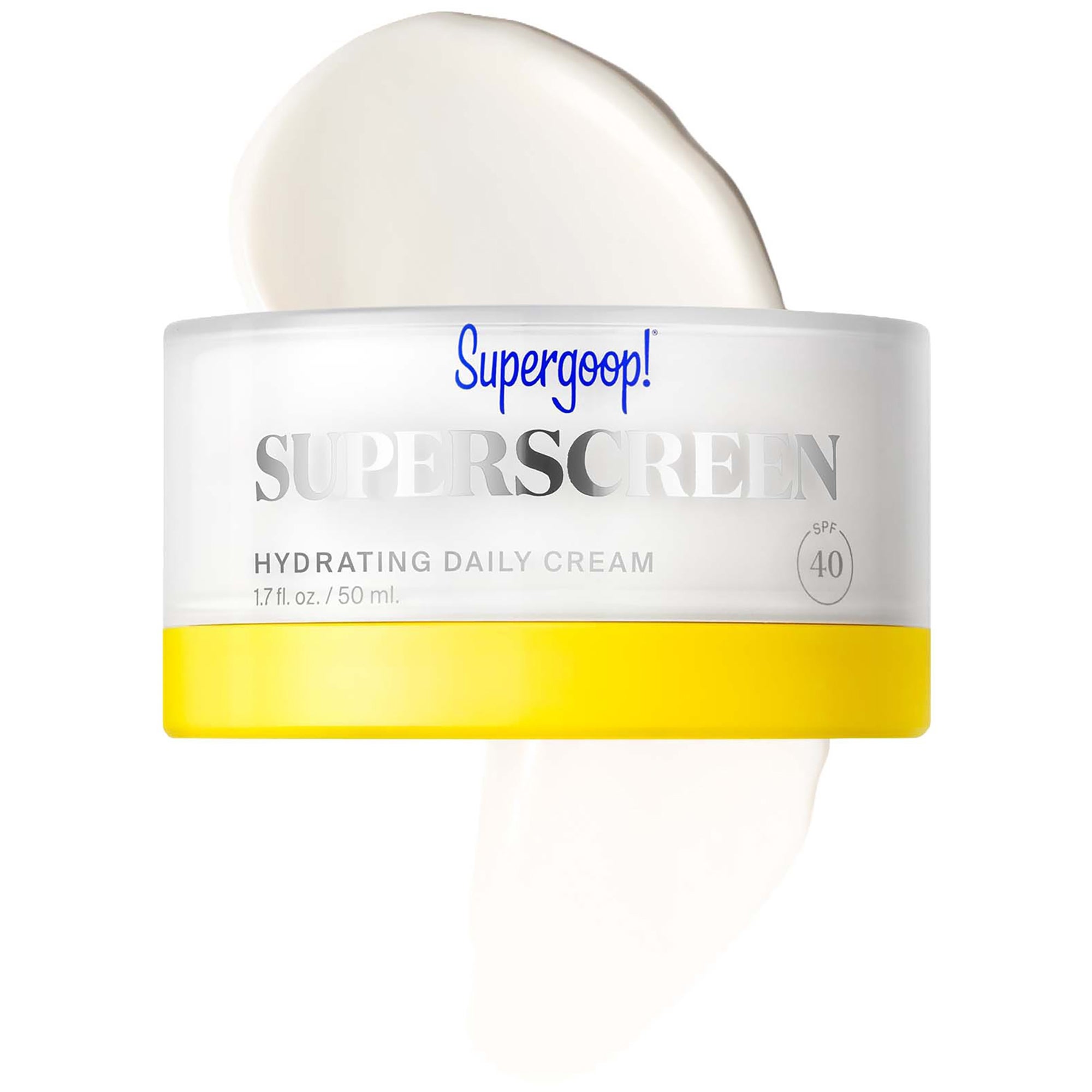 Supergoop! Superscreen Hydrating Daily Cream SPF 40 50ml | Dermstore