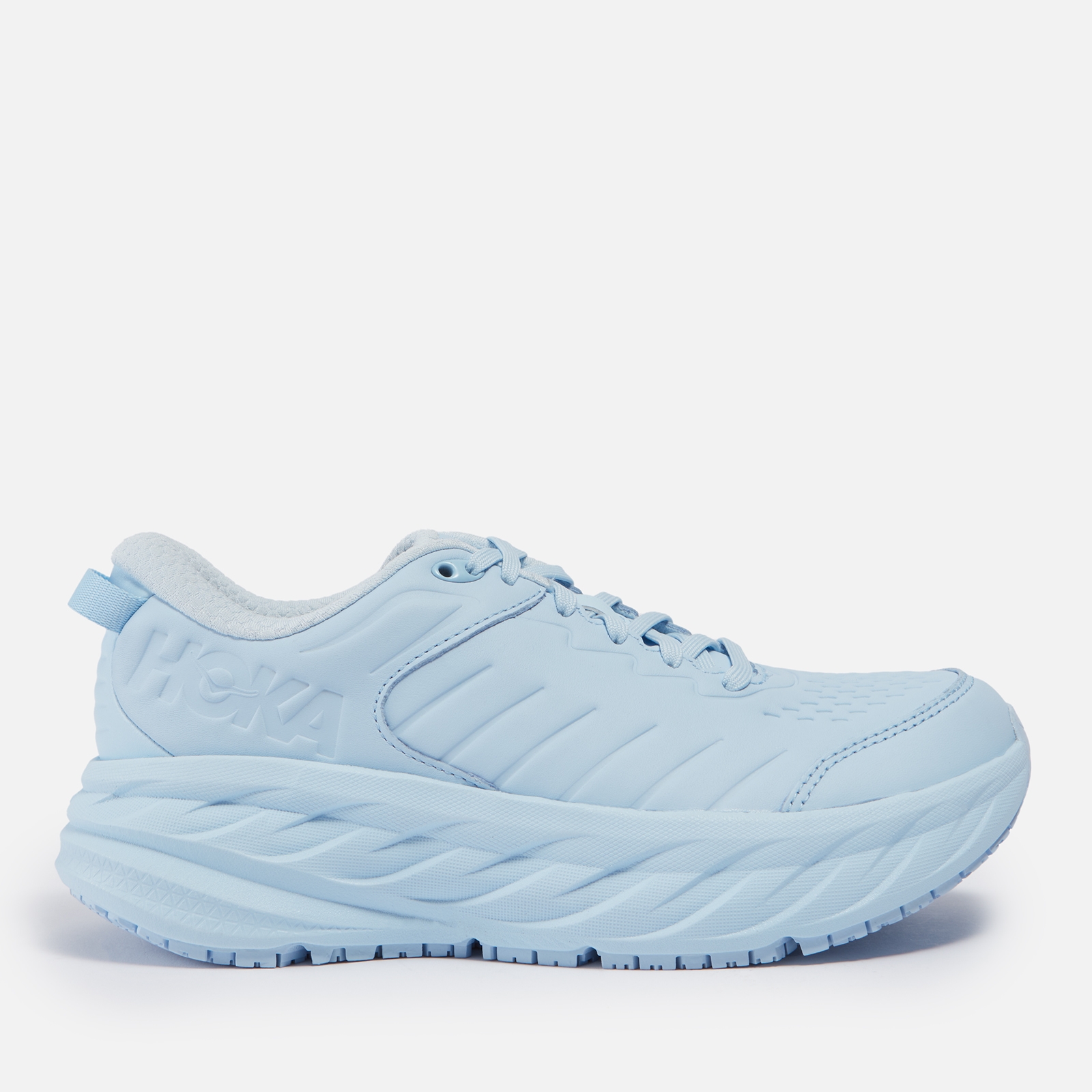 Hoka One One Bondi SR Leather Trainers - UK 6 | Coggles