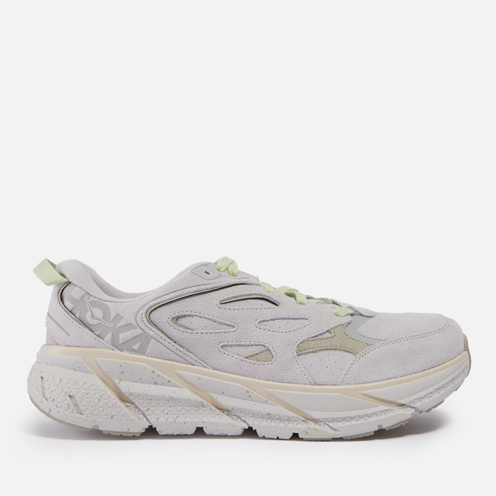 Hoka One One Clifton L Suede Trainers - UK 9 | Coggles Hoka One One Clifton L Suede Trainers - UK 9 | Coggles