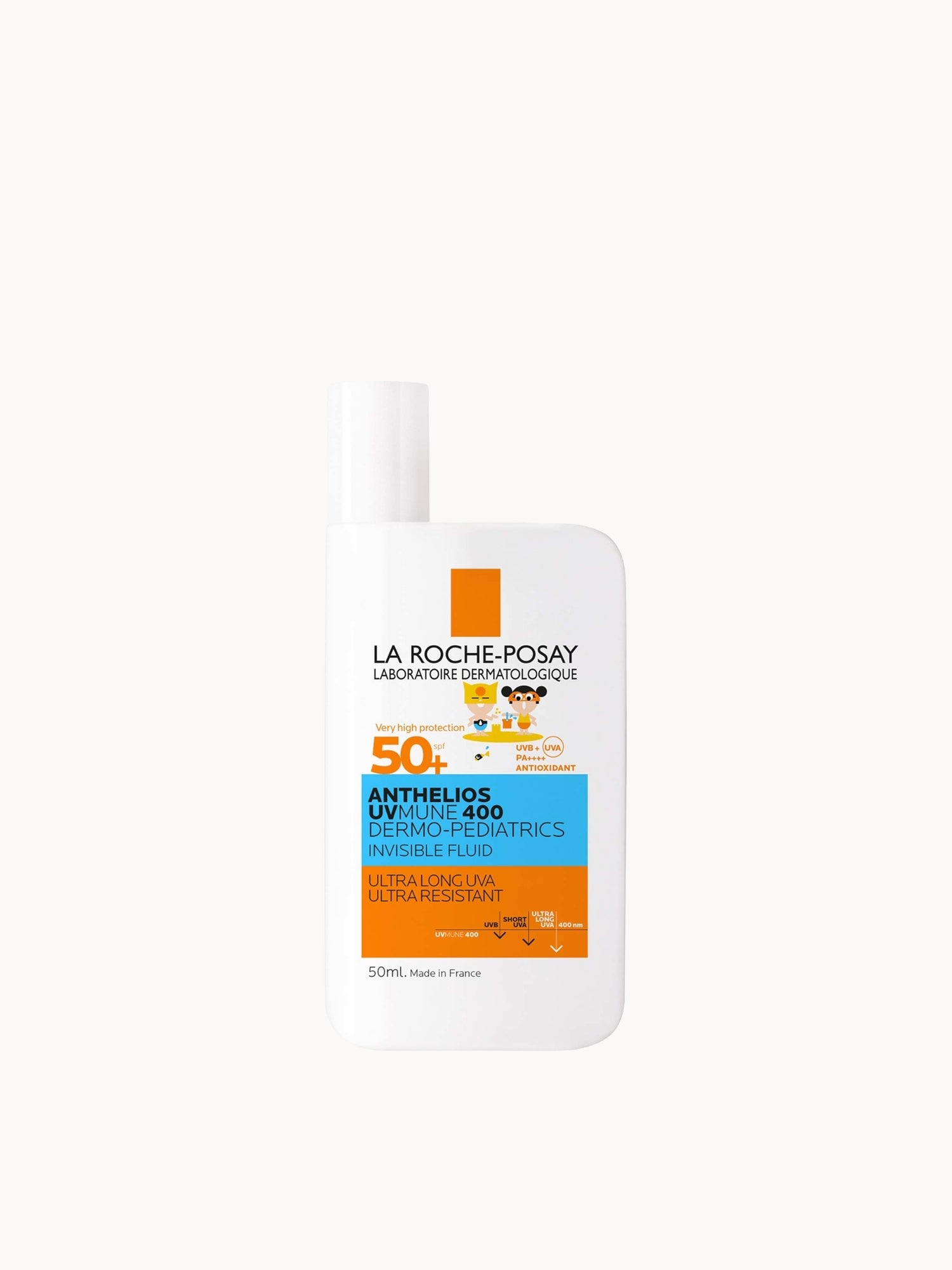 La Roche-Posay Anthelios UVMune 400 Dermo-Pediatrics Kids Ultra Light Invinsible Fluid SPF 50+ 50ml