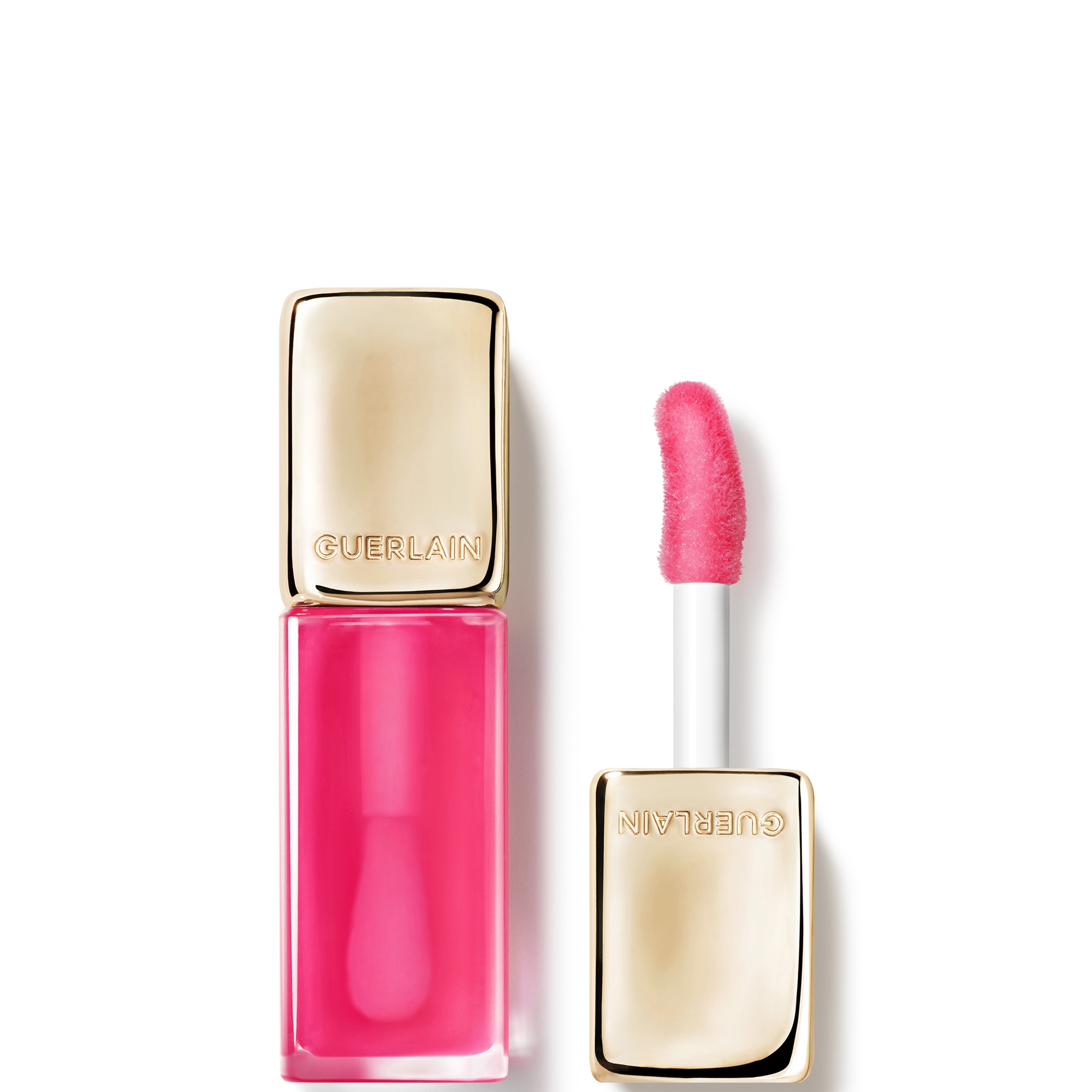 cult GUERLAIN KissKiss Bee Glow 92% Natural-Origin Honey Tint Lip Oil 41g (Various Shades)