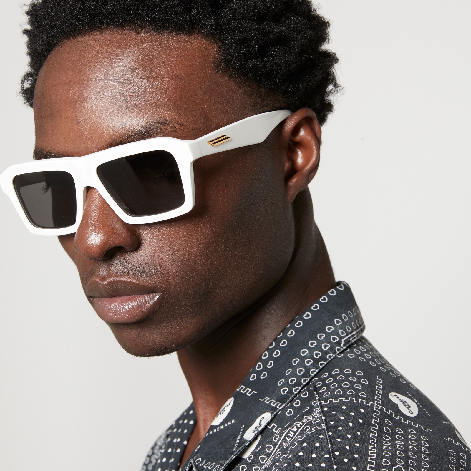 Bottega Veneta Acetate Oversized Square Sunglasses | Coggles