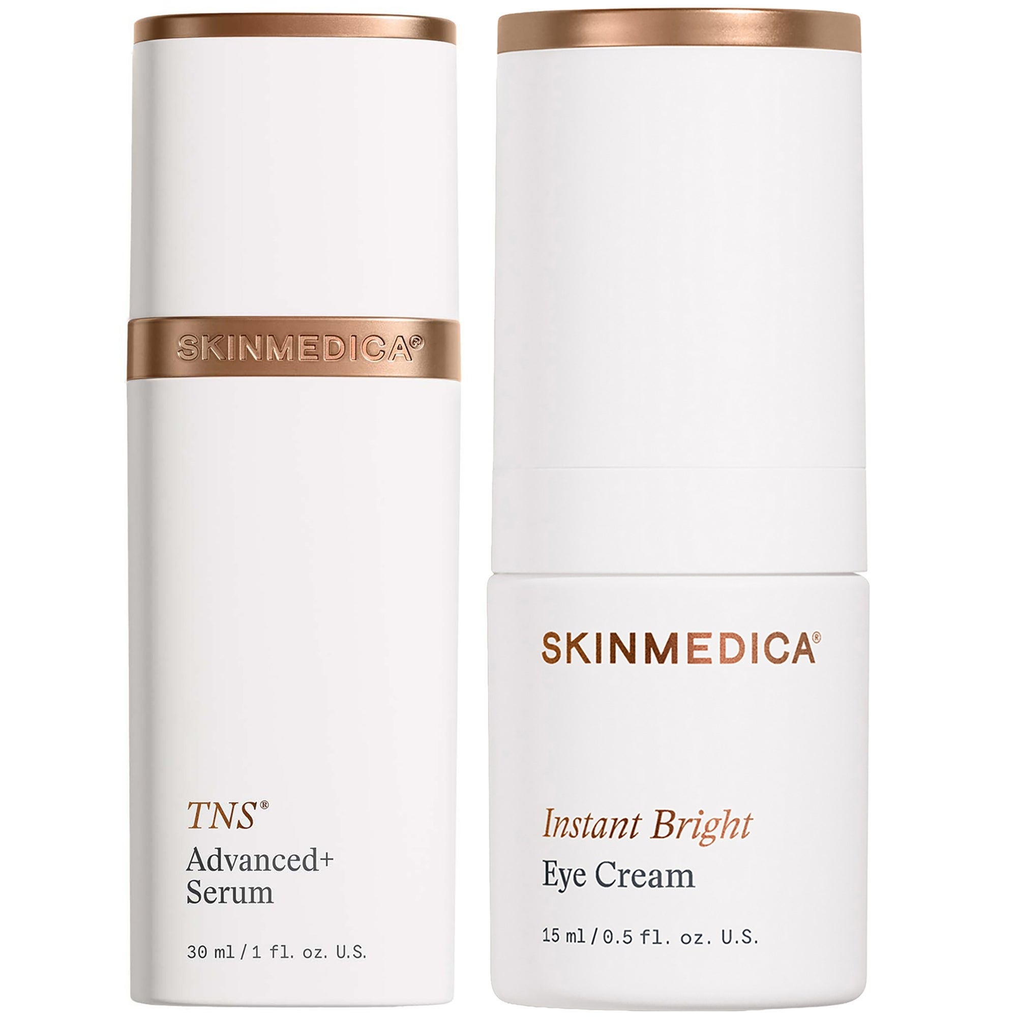 SkinMedica TNS Advanced+ and Instant Bright Eye Cream Duo | Dermstore