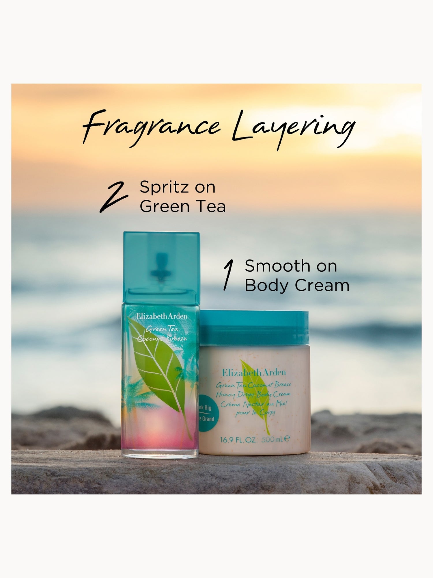 Elizabeth Arden Green Tea Coconut Breeze Honey Drops Body Cream