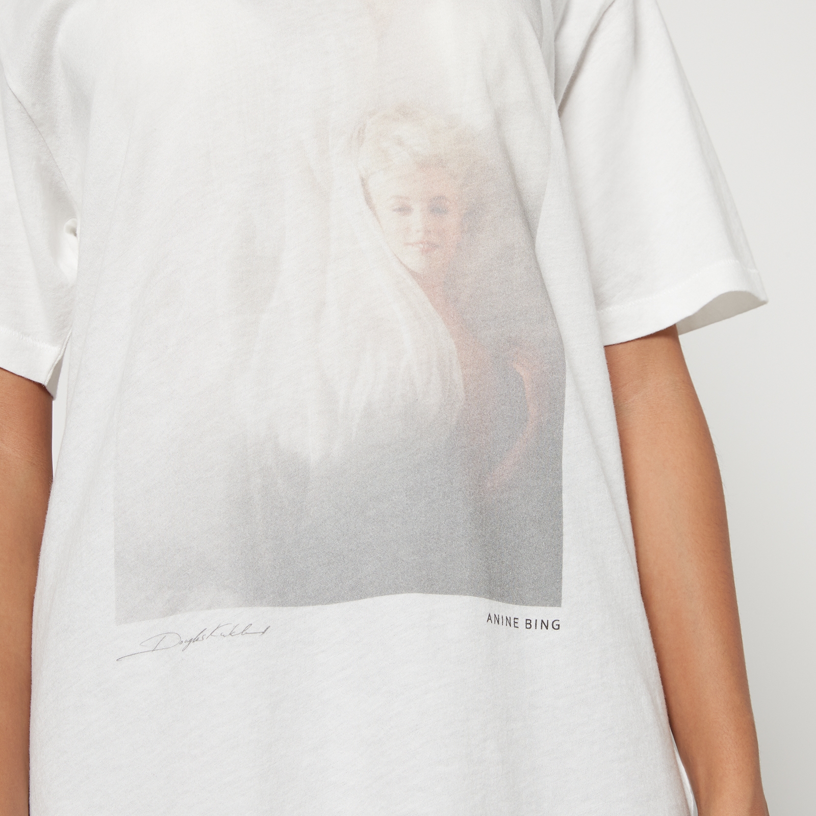 ANINE BING マリリンモンロー Tシャツ XS Anine Bing Lili Ab X Mm X Dk Logo Cotton T-Shirt - XS | Coggles
