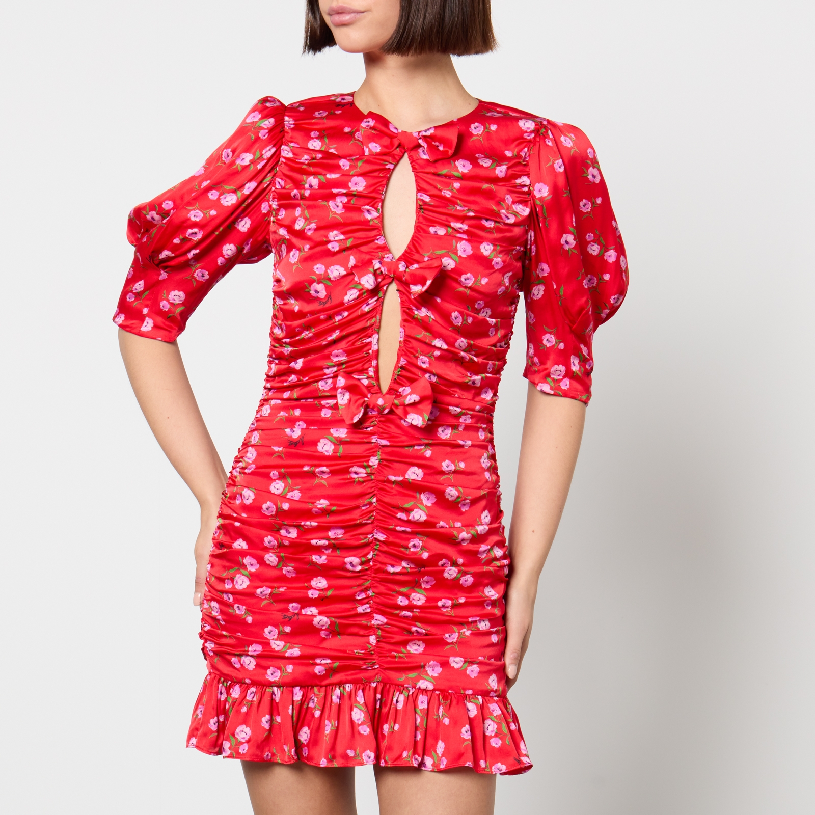 【関税込み】REMAIN Birger Christensen ミニドレス Remain Birger Christensen Sequin Mini Dress In Racing Red