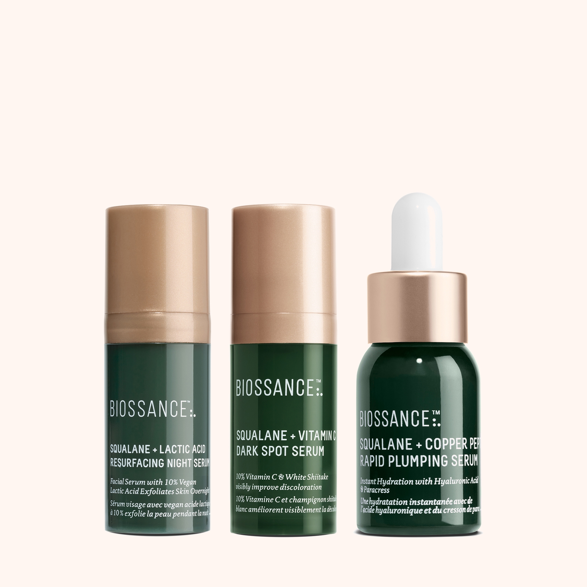 Serums Travel Trio | Biossance