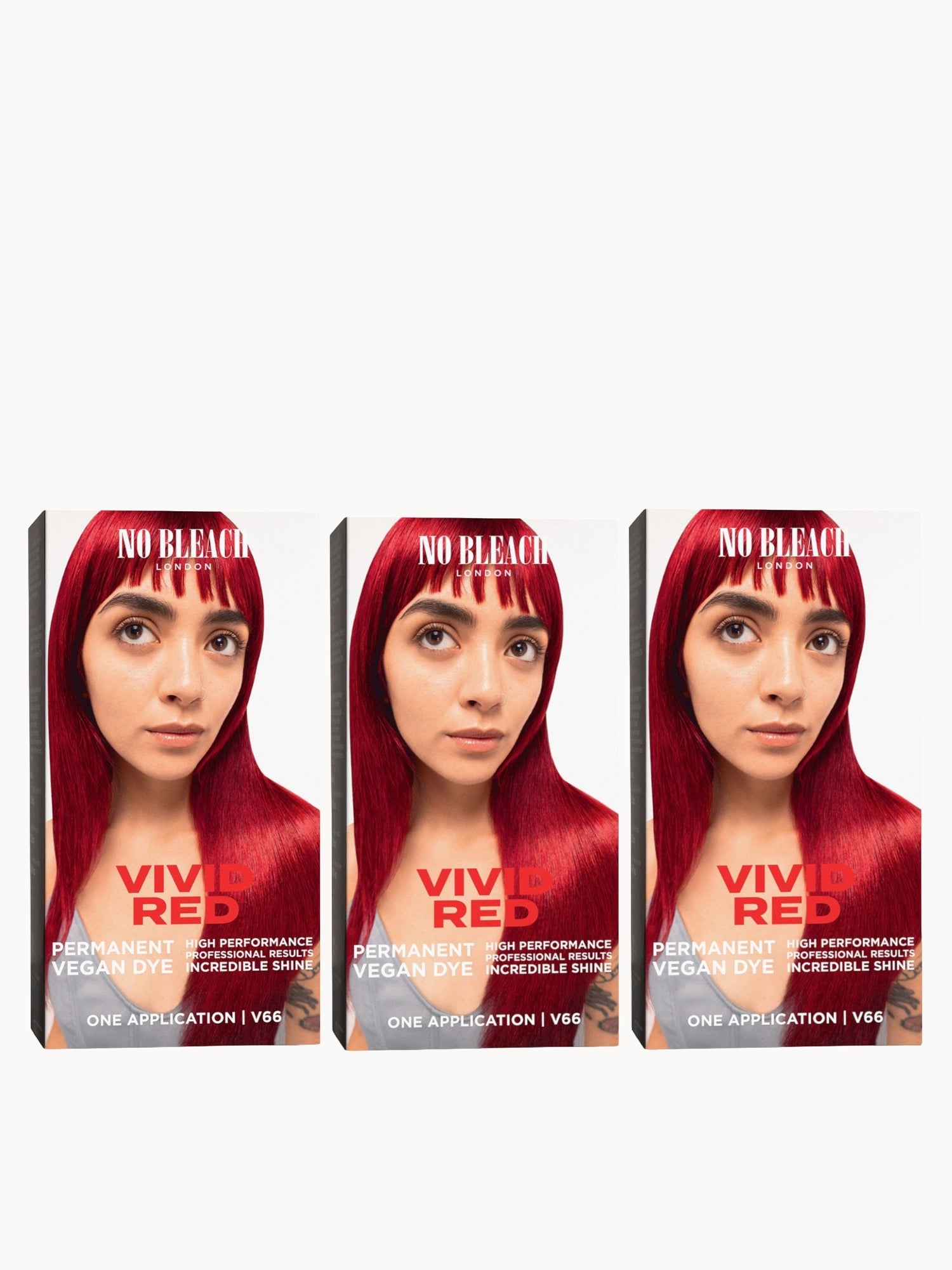 BLEACH LONDON Vivid Red Permanent Kit Trio