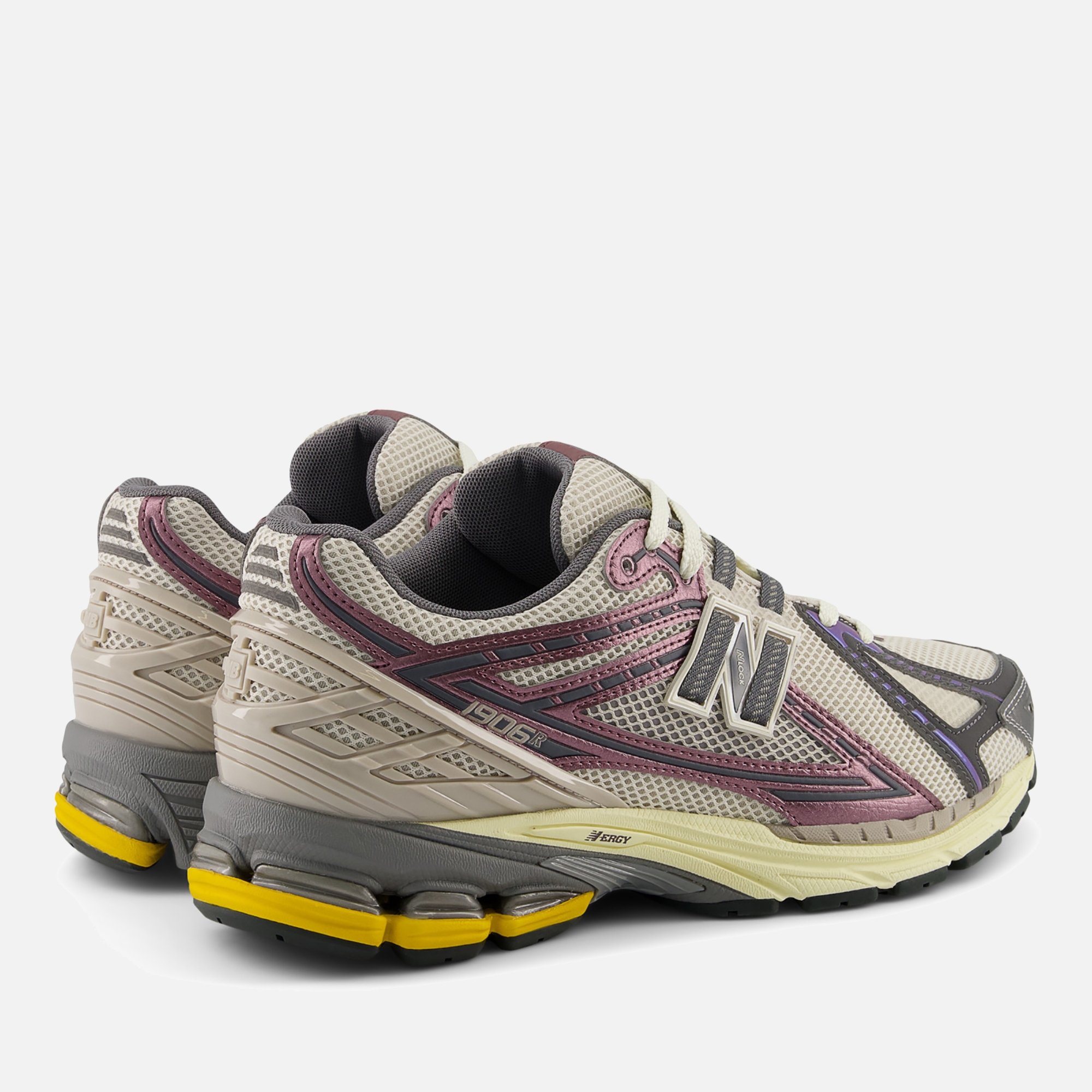 New Balance Men's 1906 Faux Leather and Mesh Trainers - UK 8 New Balance Men's 1906 Faux Leather and Mesh Trainers - UK 8