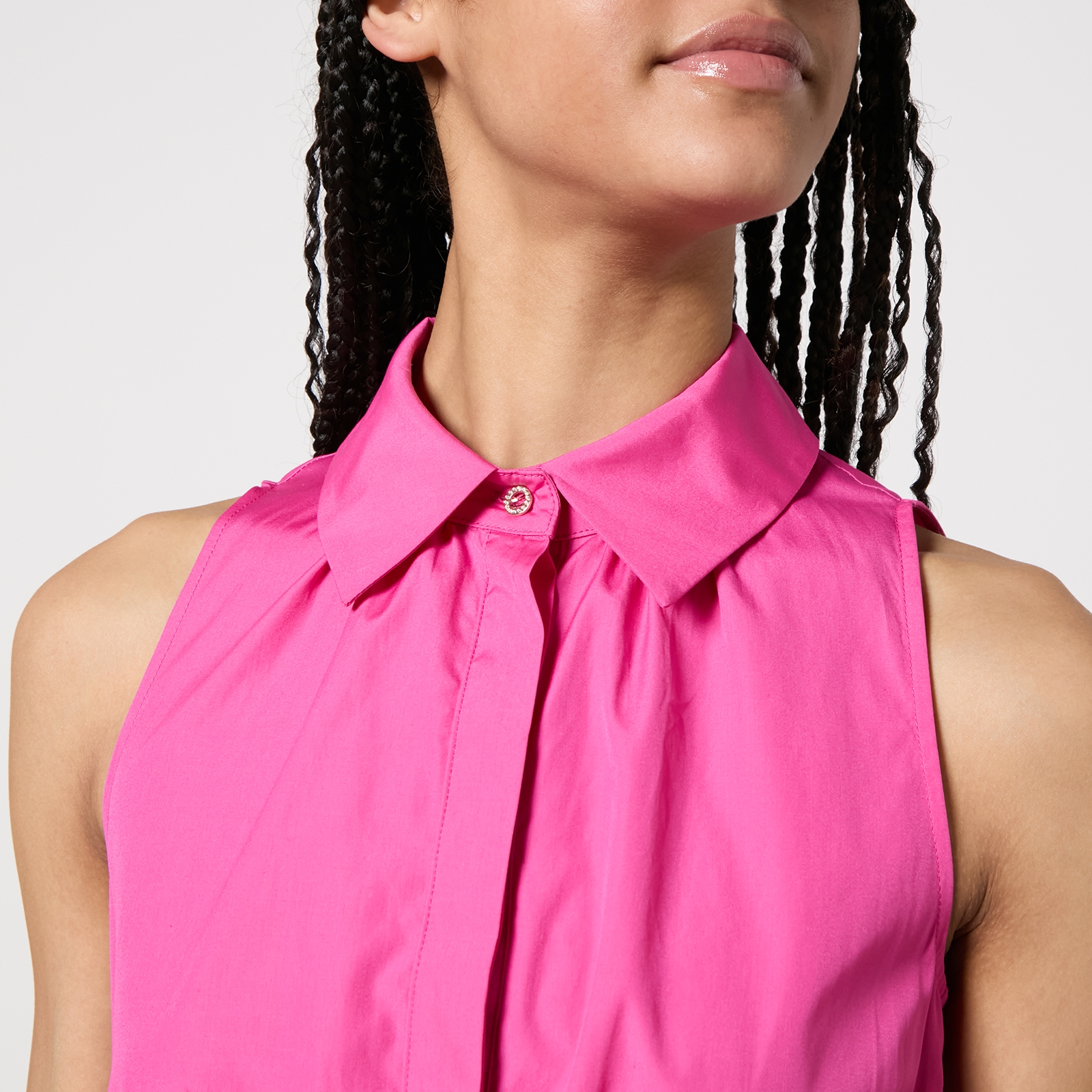 Max Mara Studio Adepto Cotton-Poplin Midi Dress - UK 14