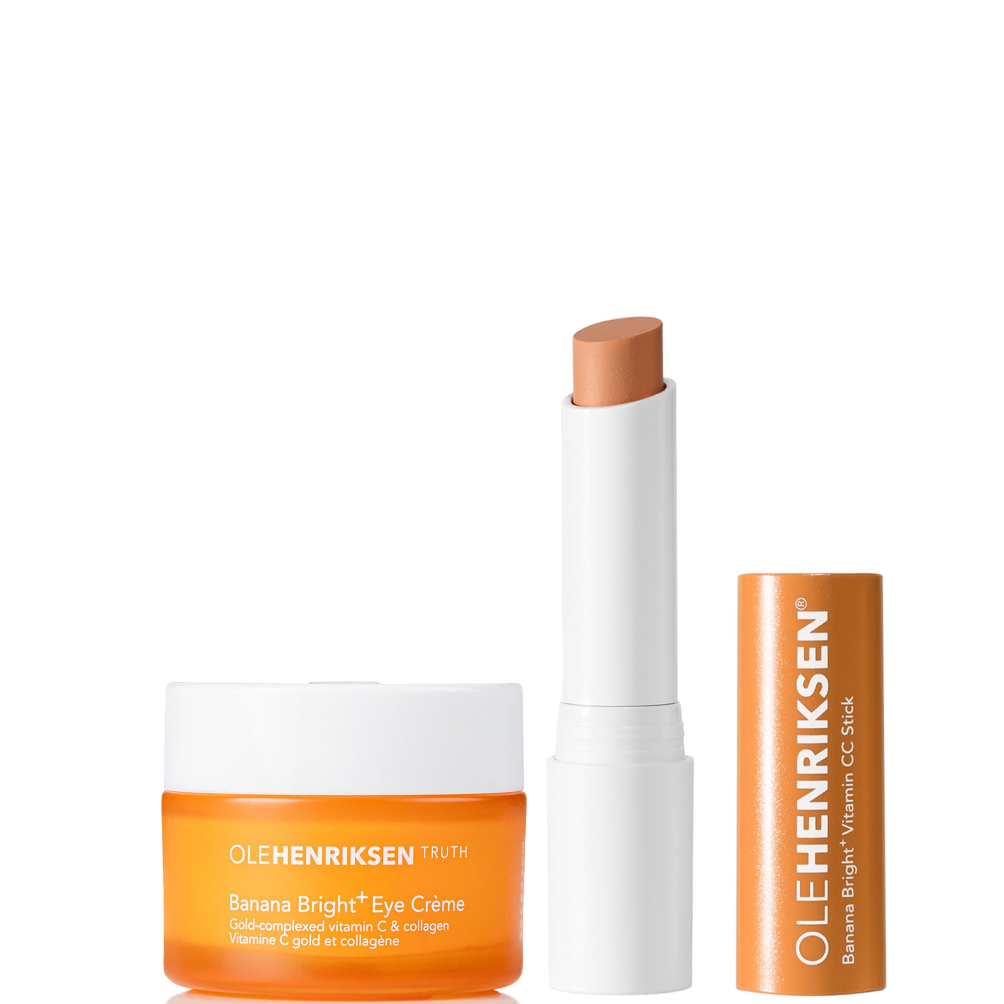 cult Ole Henriksen Banana Bright Eye Creme and Banana Bright Eye Stick Apricot Duo