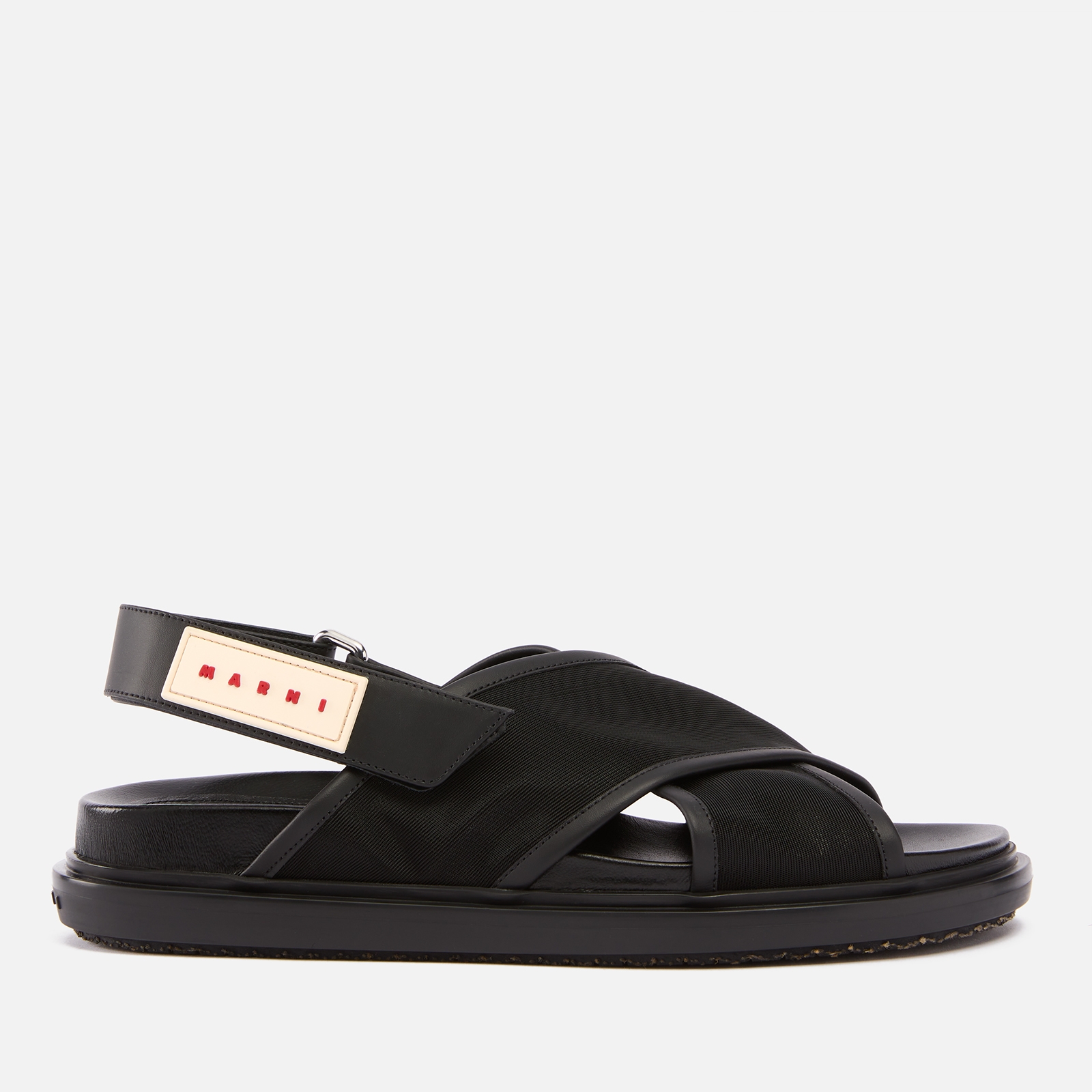 ☆韓国の人気☆【MARNI】☆Fussbett Women's Sandal.s☆関税込☆ Black leather Fussbett | Marni