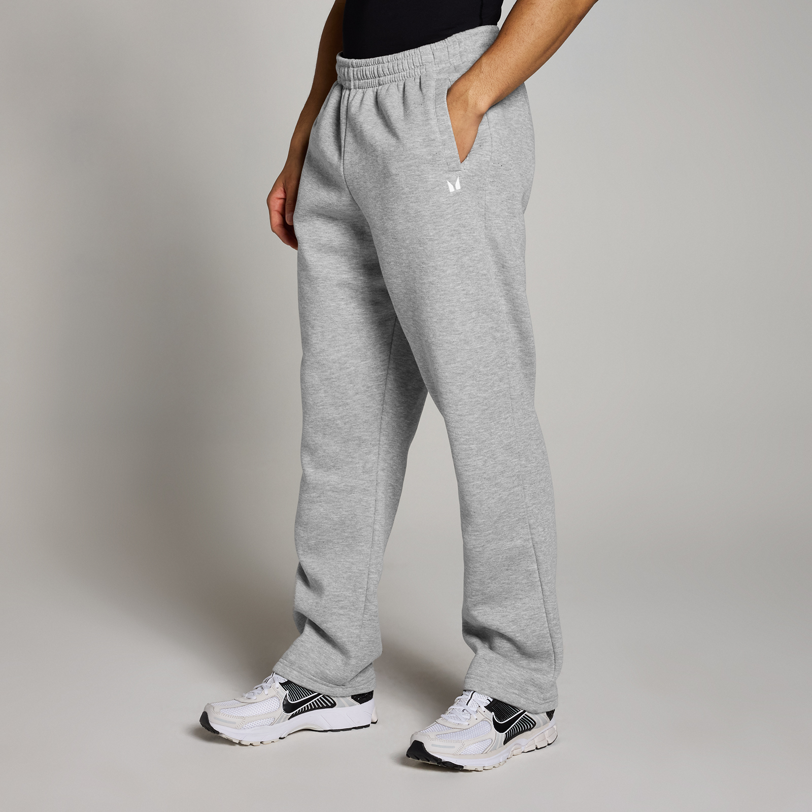 Grey Marl Mens Joggers Open Hem Buy Kangaroo Poo Mens Open Hem