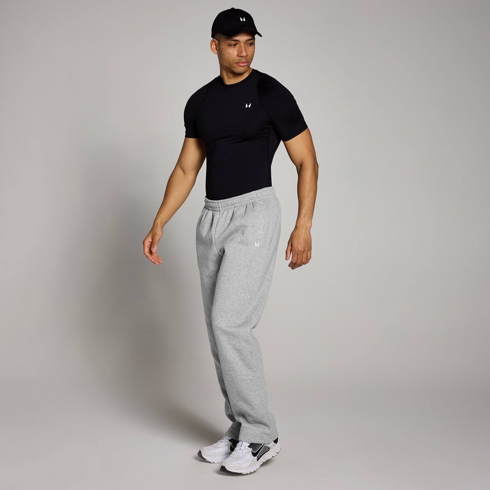 Amstaff Pantaloni da Jogging da Uomo Dyster, Bianco, S