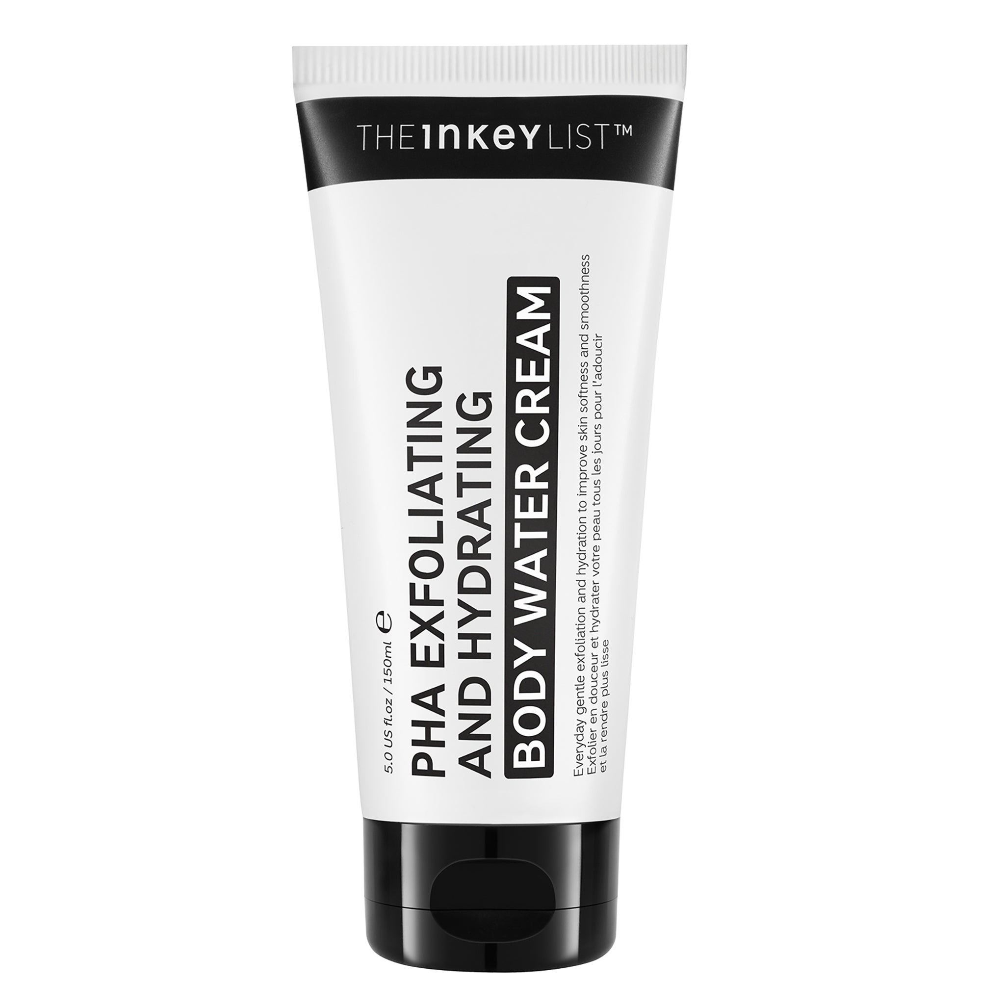4 Best Body Moisturisers for Dry Skin The INKEY List PHA Exfoliating and Hydrating Body Water Cream 150ml