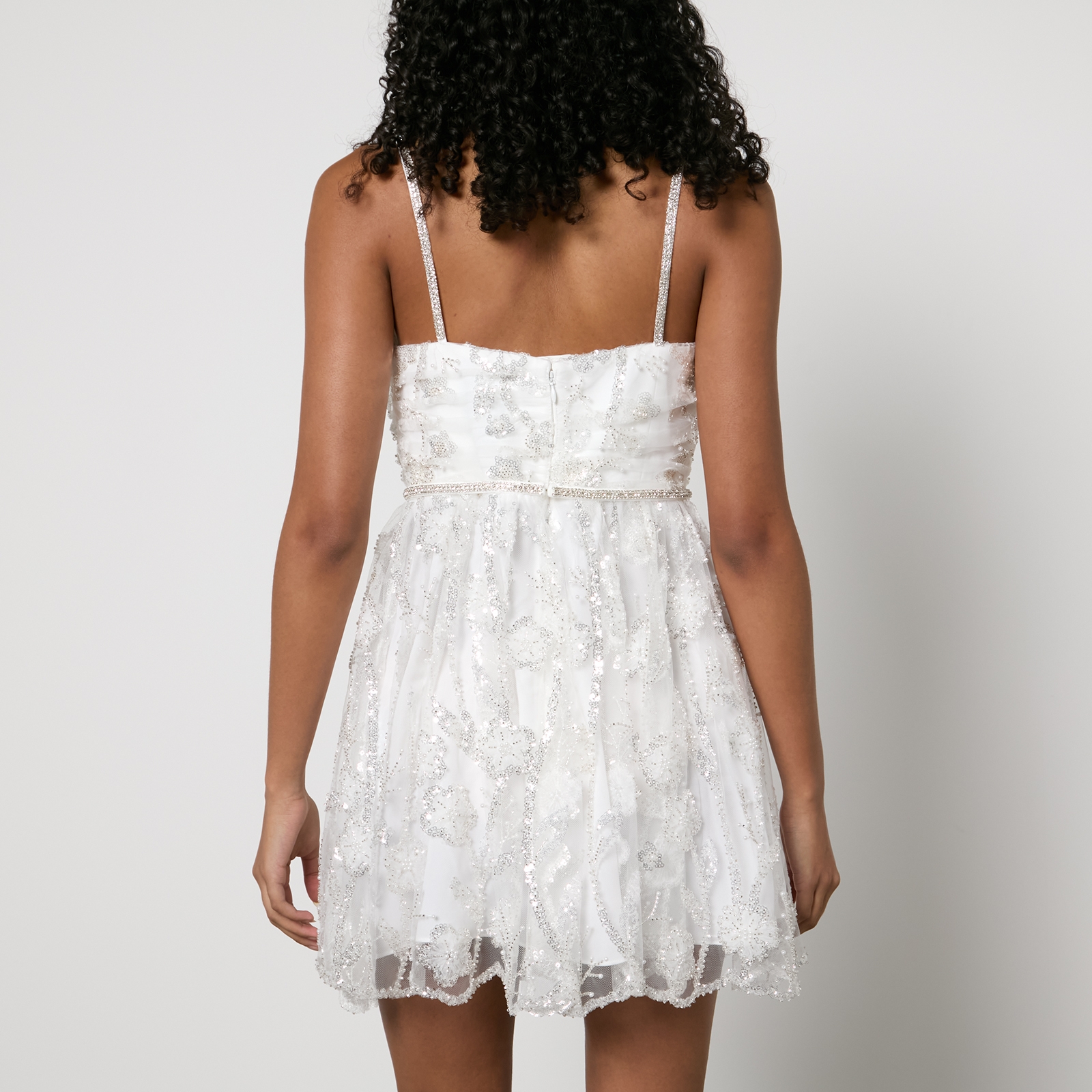 Lumignon original dot tulle knit mini op