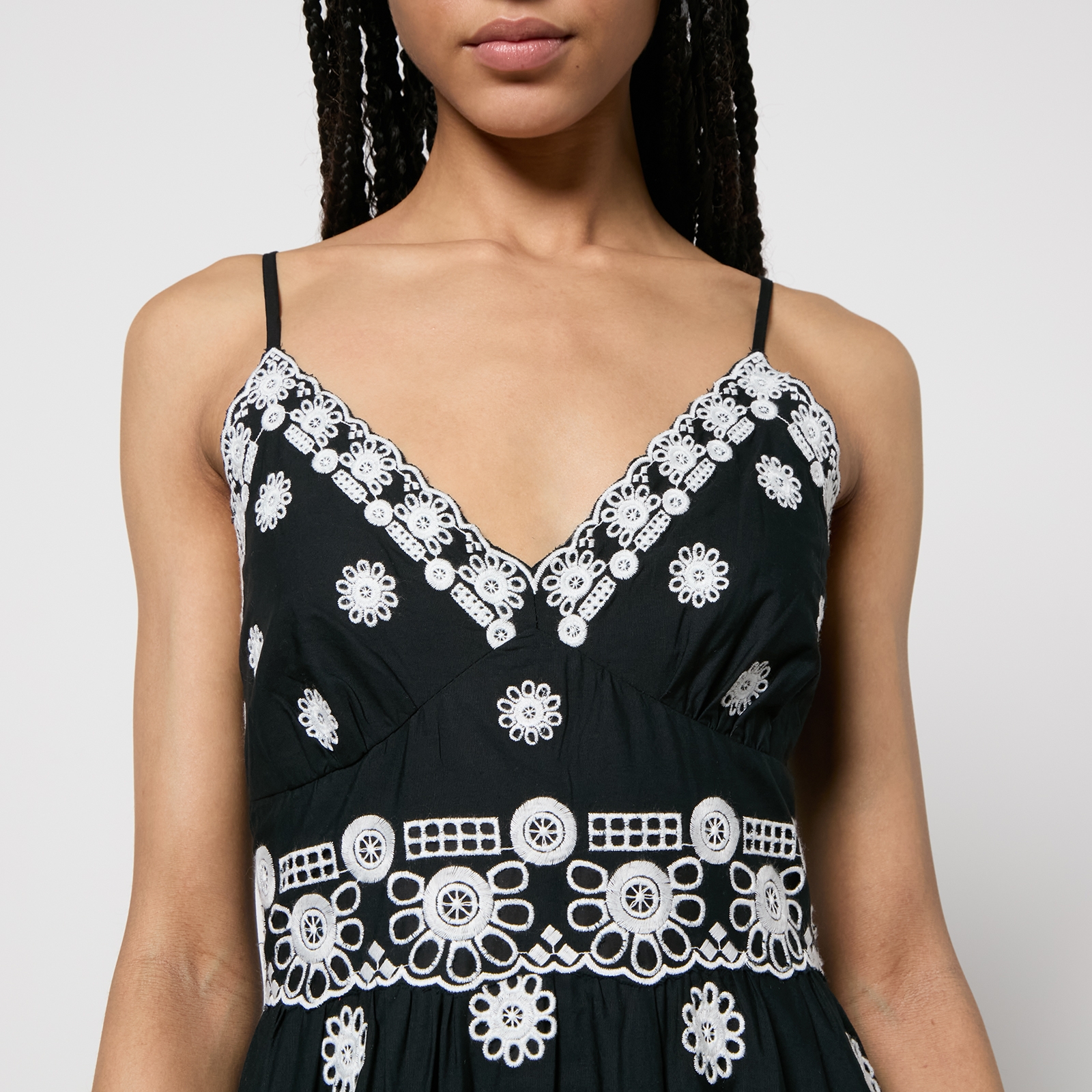 送料関税込☆【Sea NEW YORK】Embroidered Cotton-Poplin Dress 15210701-5485132834771337.jpg
