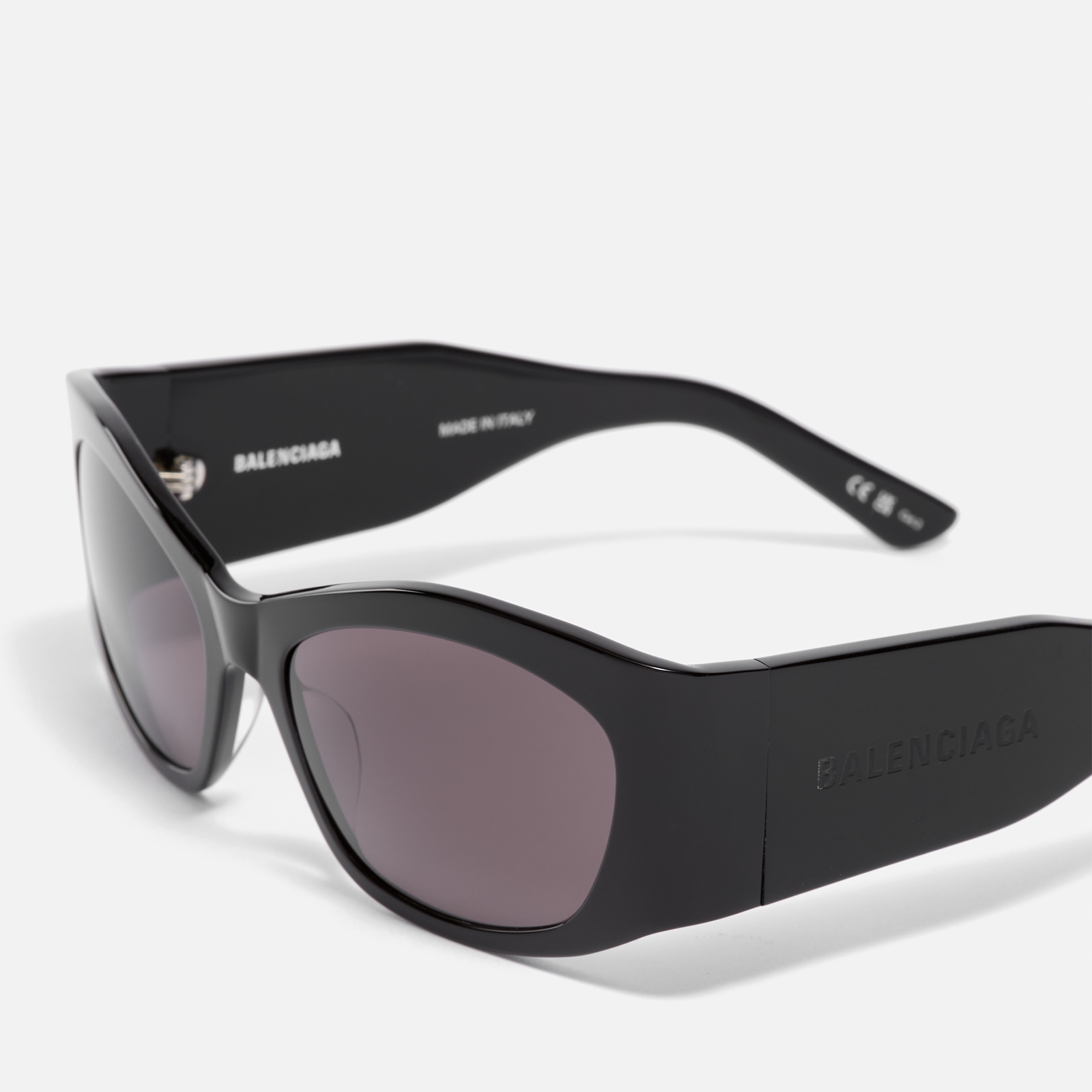 Balenciaga Paper Acetate Square-Frame Sunglasses | Coggles