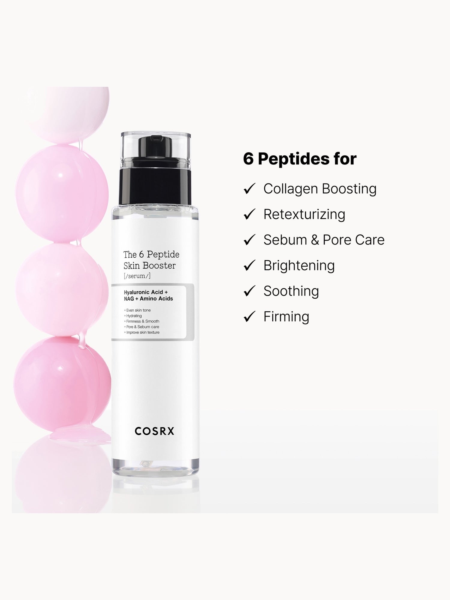 COSRX The 6 Peptide Skin Booster Serum 150ml | LOOKFANTASTIC