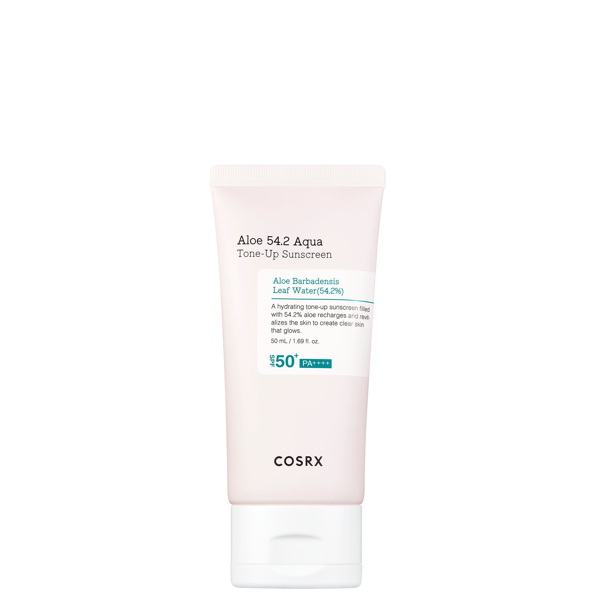 COSRX Aloe 54.2 Aqua Tone-Up Sunscreen SPF 50+ 50ml | LOOKFANTASTIC