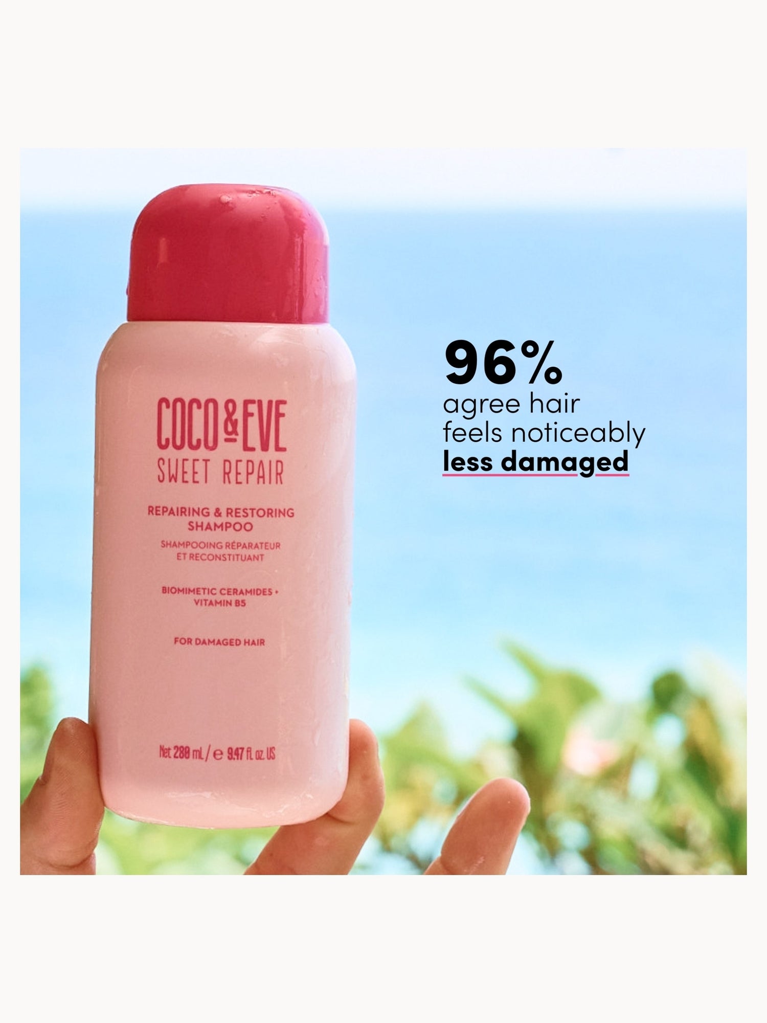 Coco & Eve Repairing & Restoring Shampoo 280ml | LOOKFANTASTIC