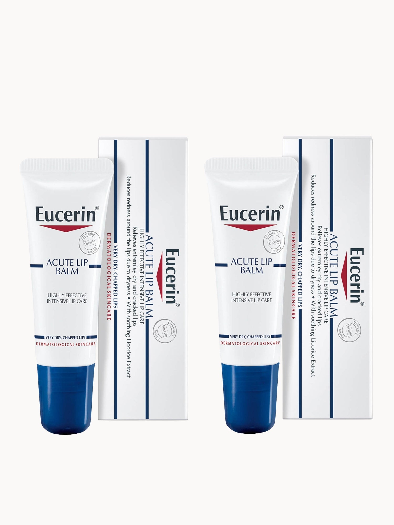 Eucerin Dry Skin Acute Lip Balm Duo 2 x 10ml