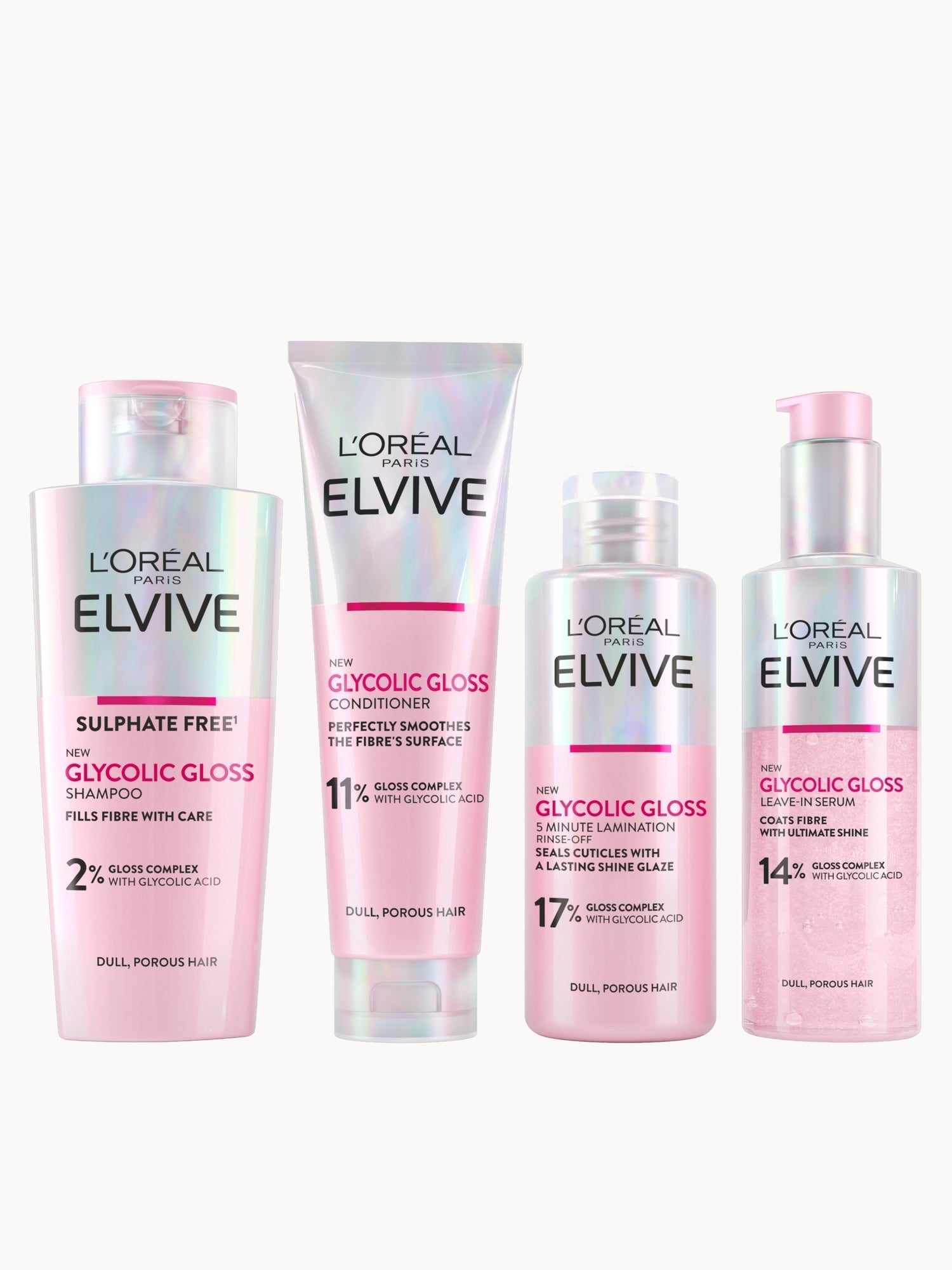 L'Oréal Paris Elvive Glycolic Gloss Glossing Routine for Dull Hair