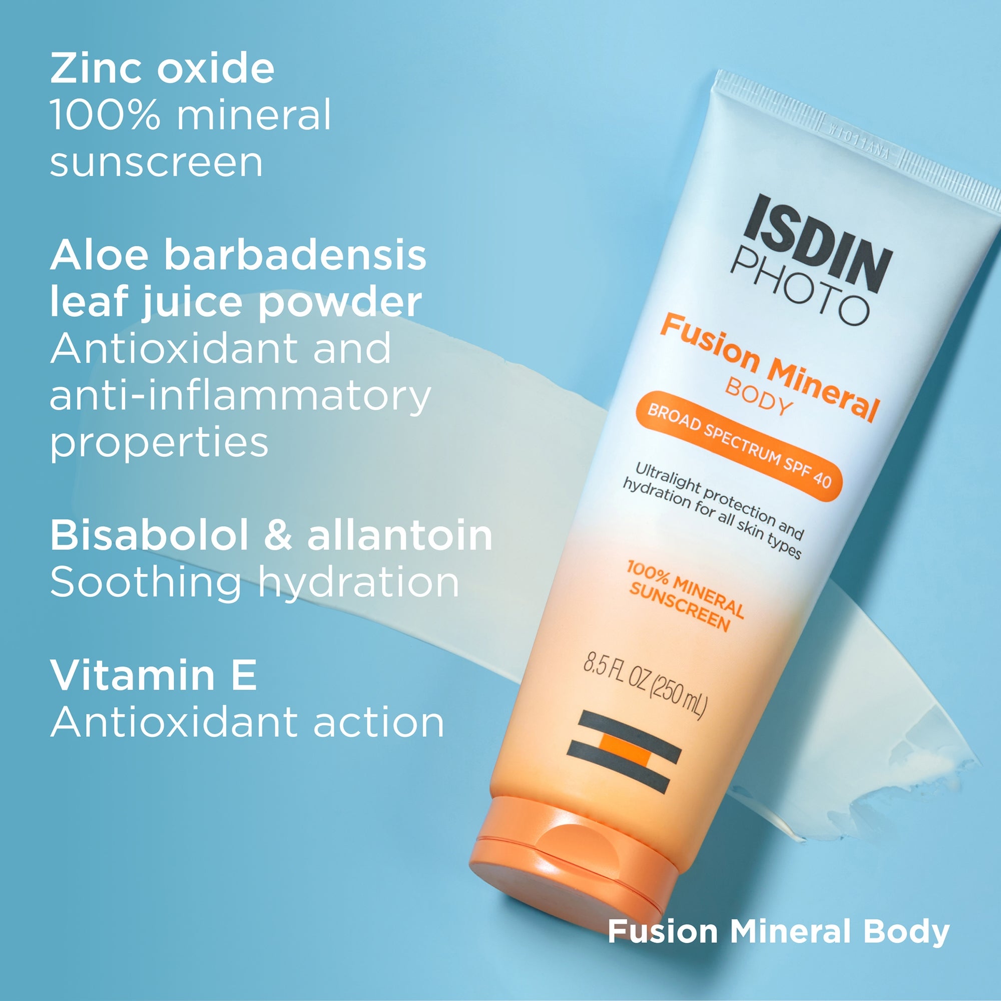 ISDIN Fusion Mineral Broad-Spectrum Body Sunscreen SPF 40 | Dermstore