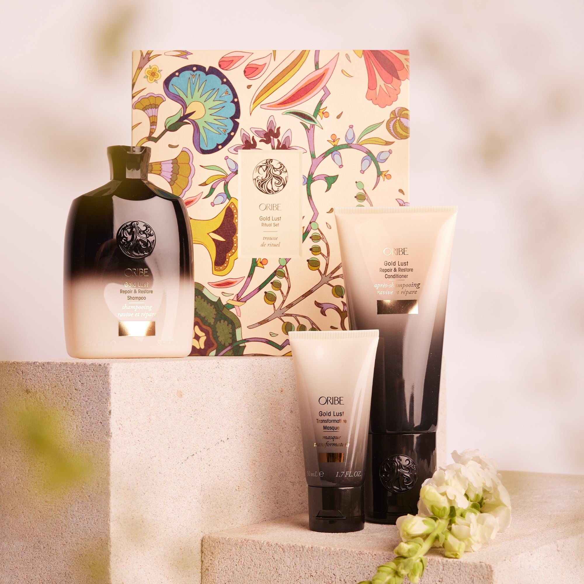 Oribe Gold Lust Ritual Set (Worth $135) | Dermstore