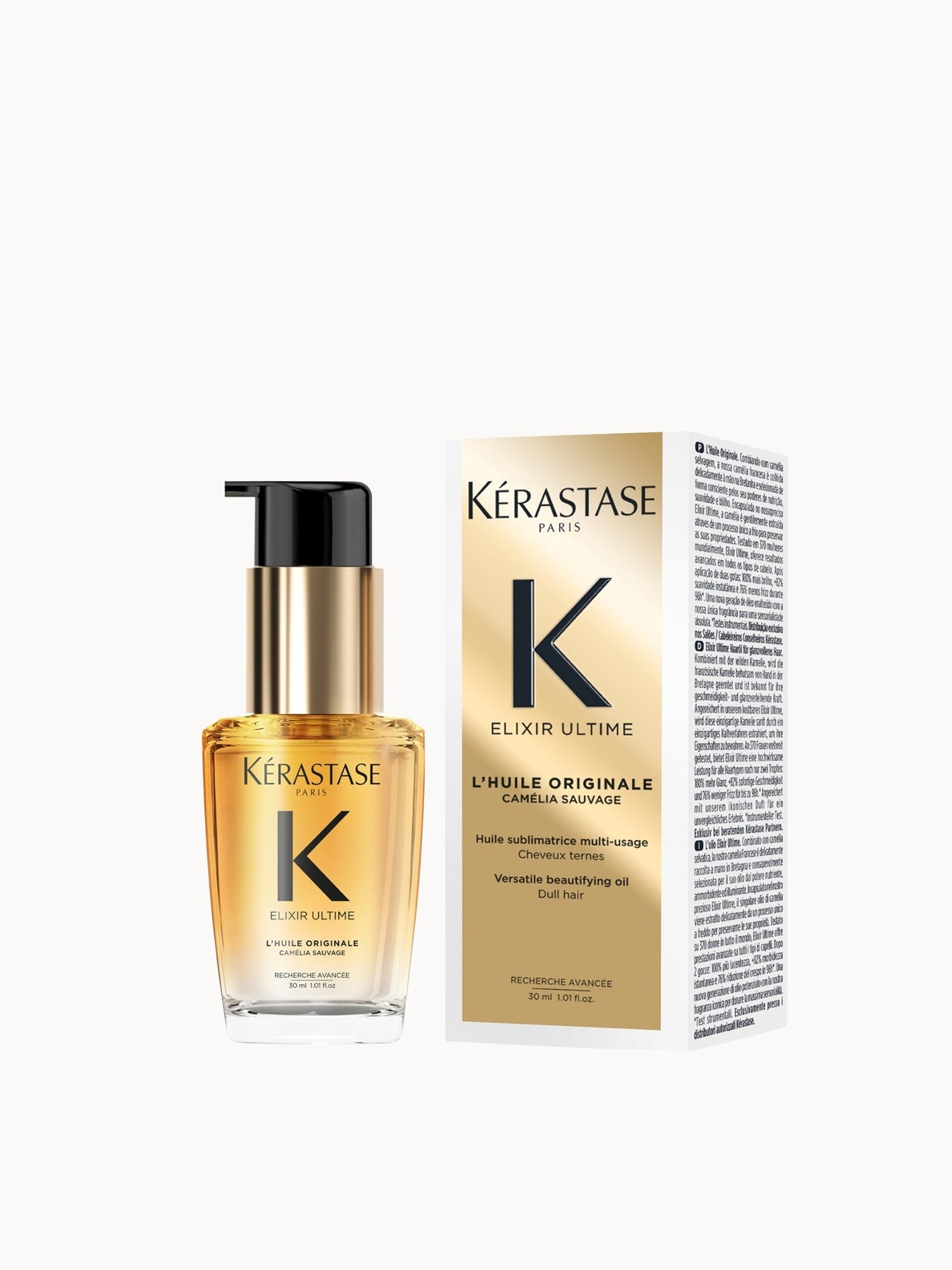 Kérastase Elixir Ultime Hair Oil L'Huile Originale, For ... - Lookfantastic