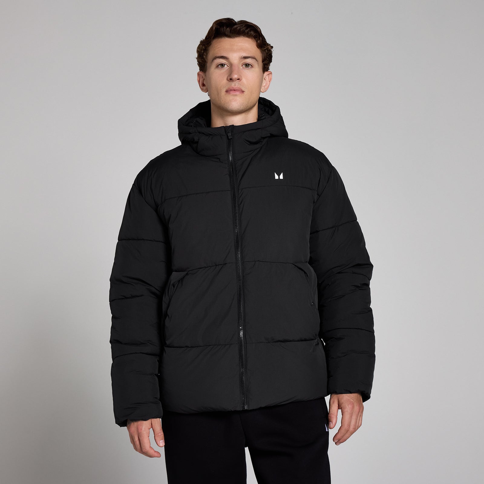 ジャケット・アウター 1742 USA puffer M MP Men's Short Puffer - Black | Myprotein UK
