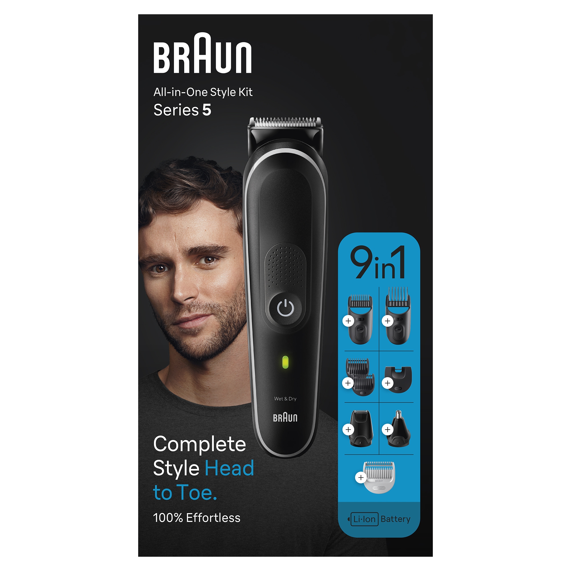新品　Braun オールインワン スタイルキット シリーズ5 9in1 5490 Braun ブラウン バリカン オールインワン スタイルキット