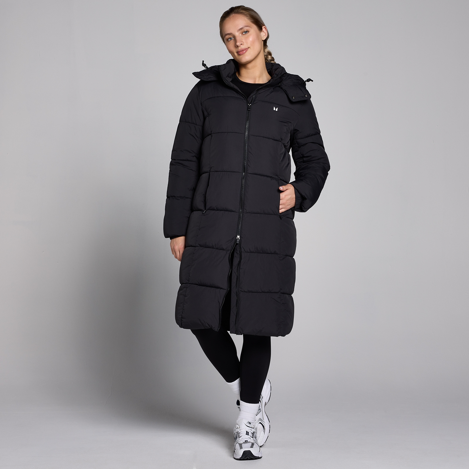 MP Women's Long Padded Puffer Jacket Espresso