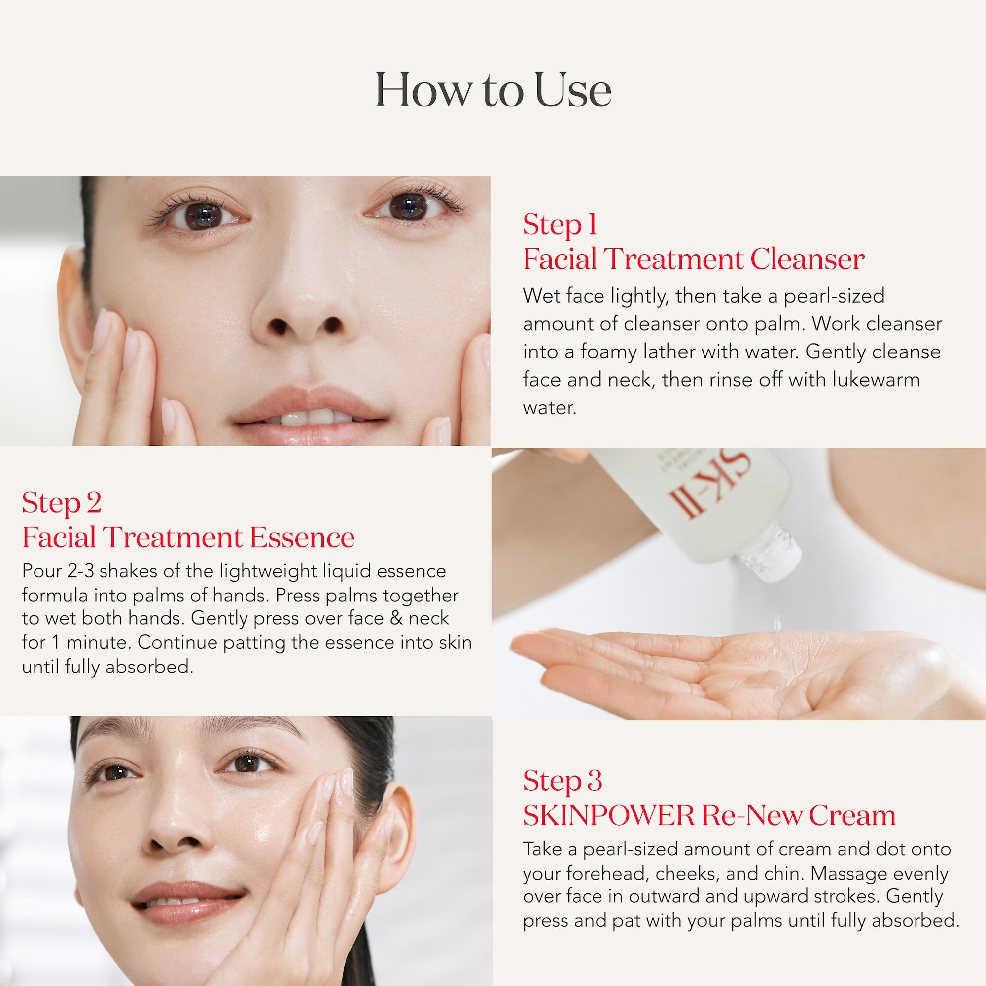 EVERY SKIN 2点セット【yu-ka】 SK-II Facial Treatment Essence & Skinpower Re-New Cream Set