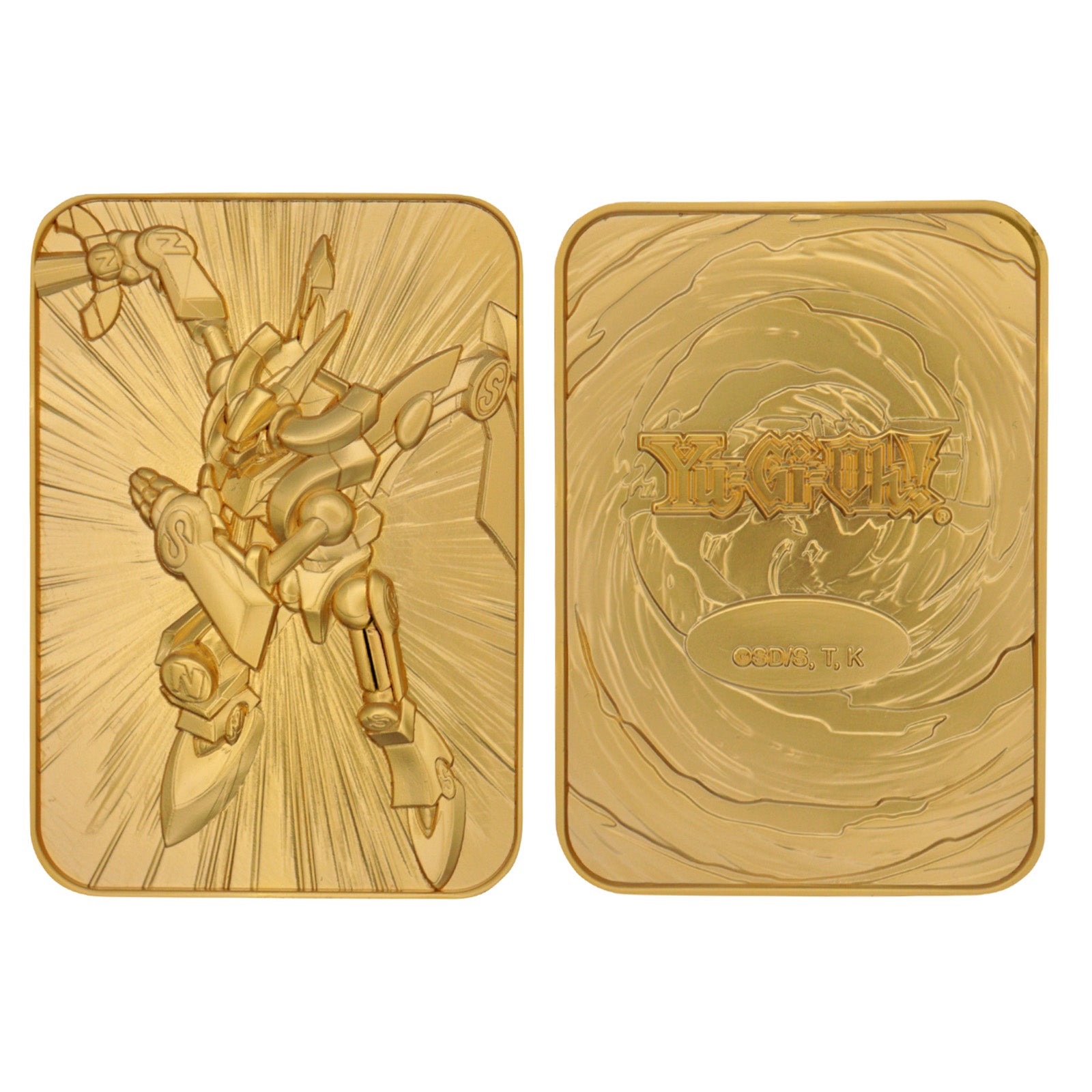 yugioh gold plated god cards Yu-Gi-Oh! Limited Edition 24k Metal Card Silent Swordsman individually numbered metal god card Yu-Gi-Oh Fanattik Limited Edition 24k