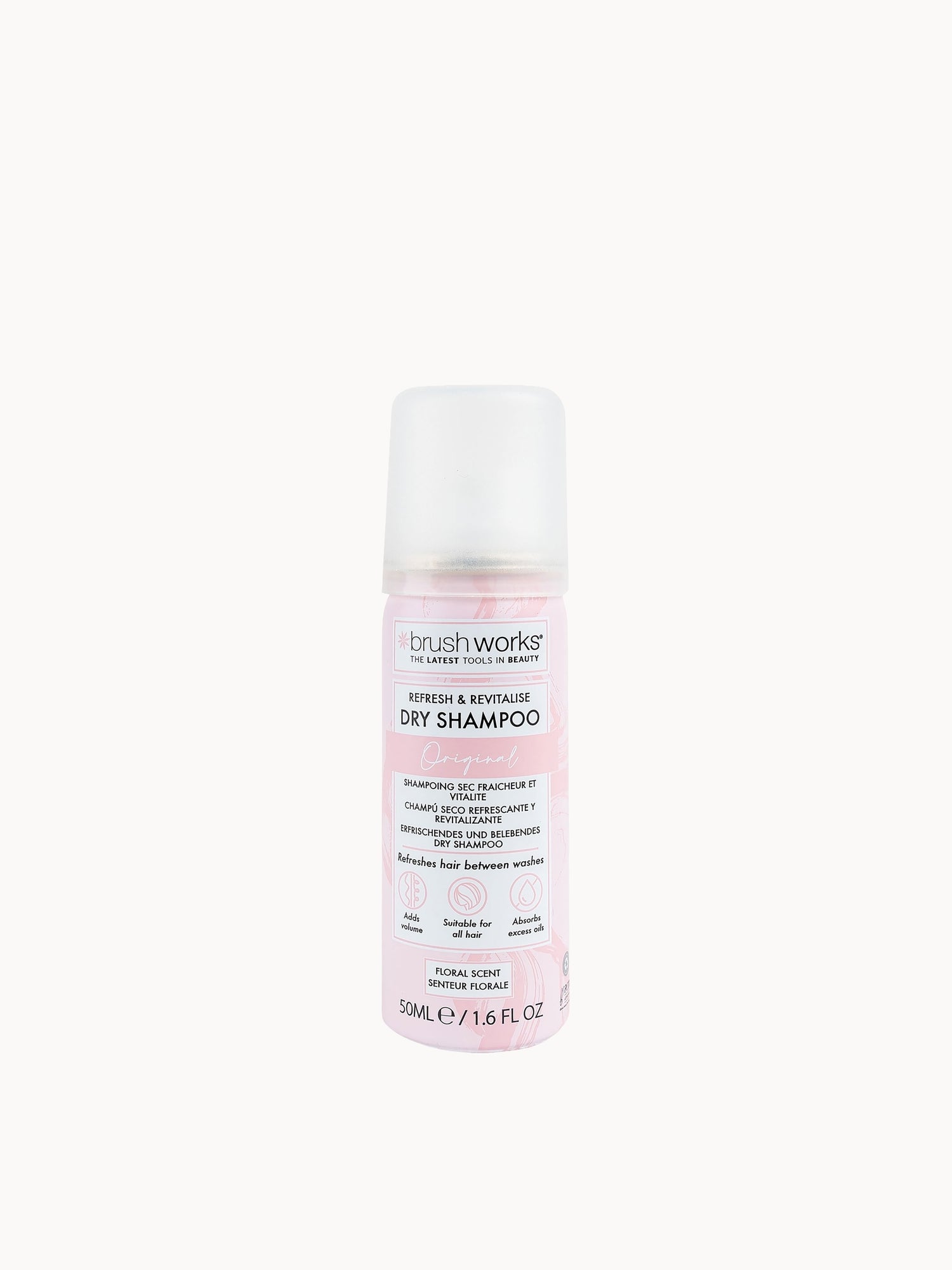 brushworks Refresh & Revitalise Floral Dry Shampoo 50ml