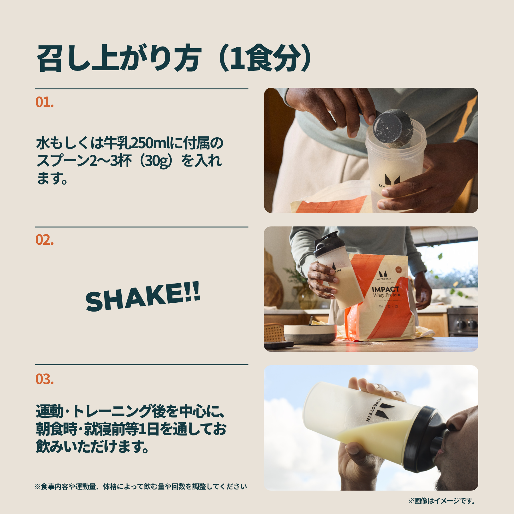 Impact ホエイ プロテインパウダーの通販｜マイプロテイン | Myprotein