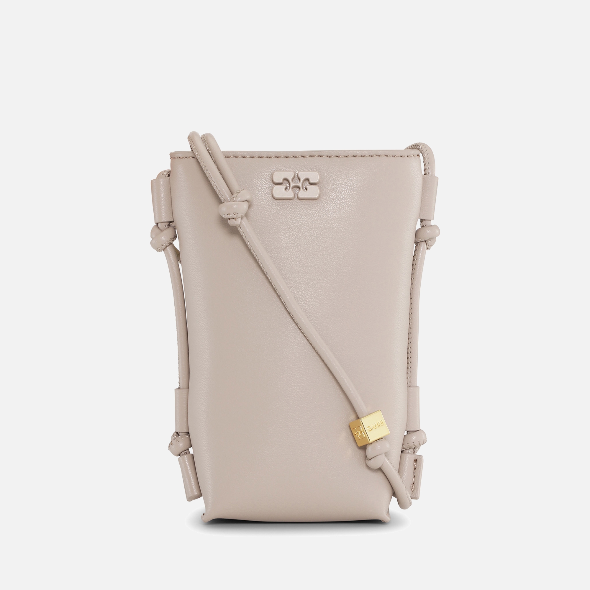 Ganni Bou Recycled Leather Crossbody Bag | Coggles