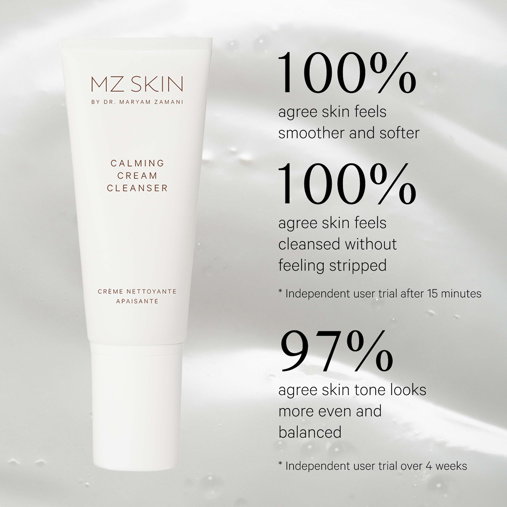 MZ Skin Calming Cream Cleanser 100ml | Cult Beauty