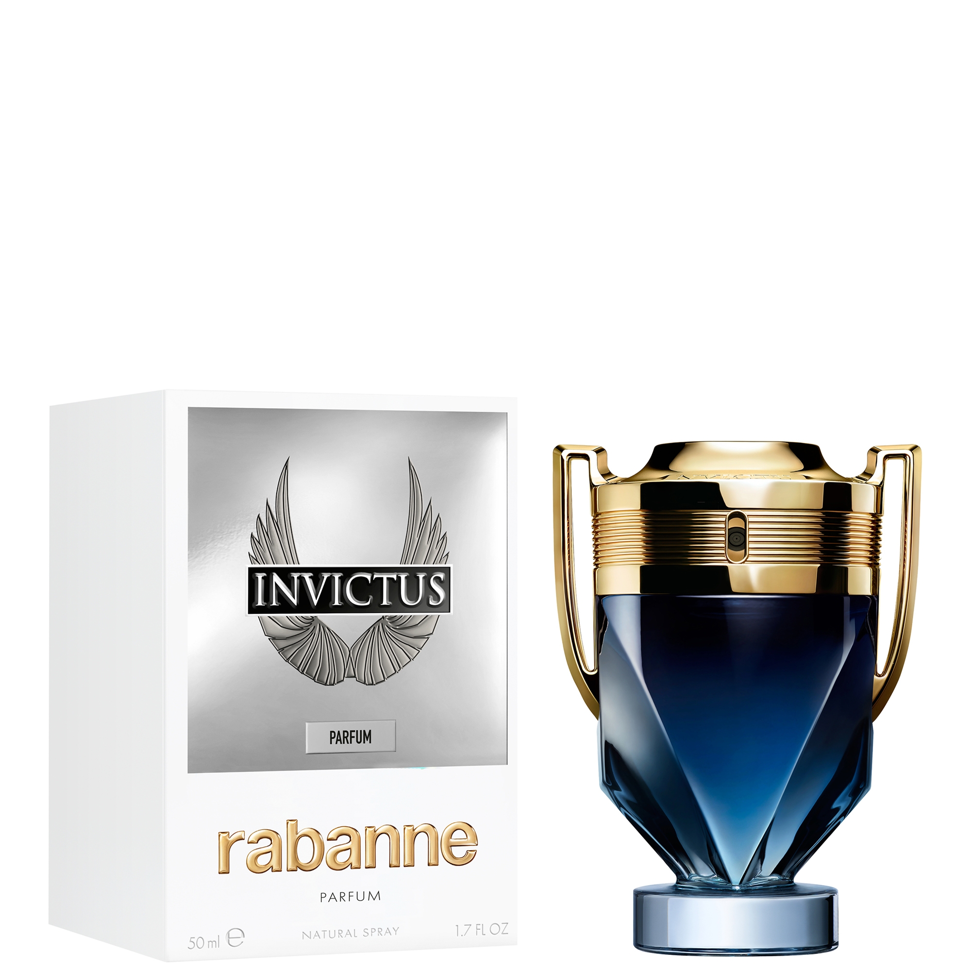 Rabanne Invictus Parfum 50ml LOOKFANTASTIC