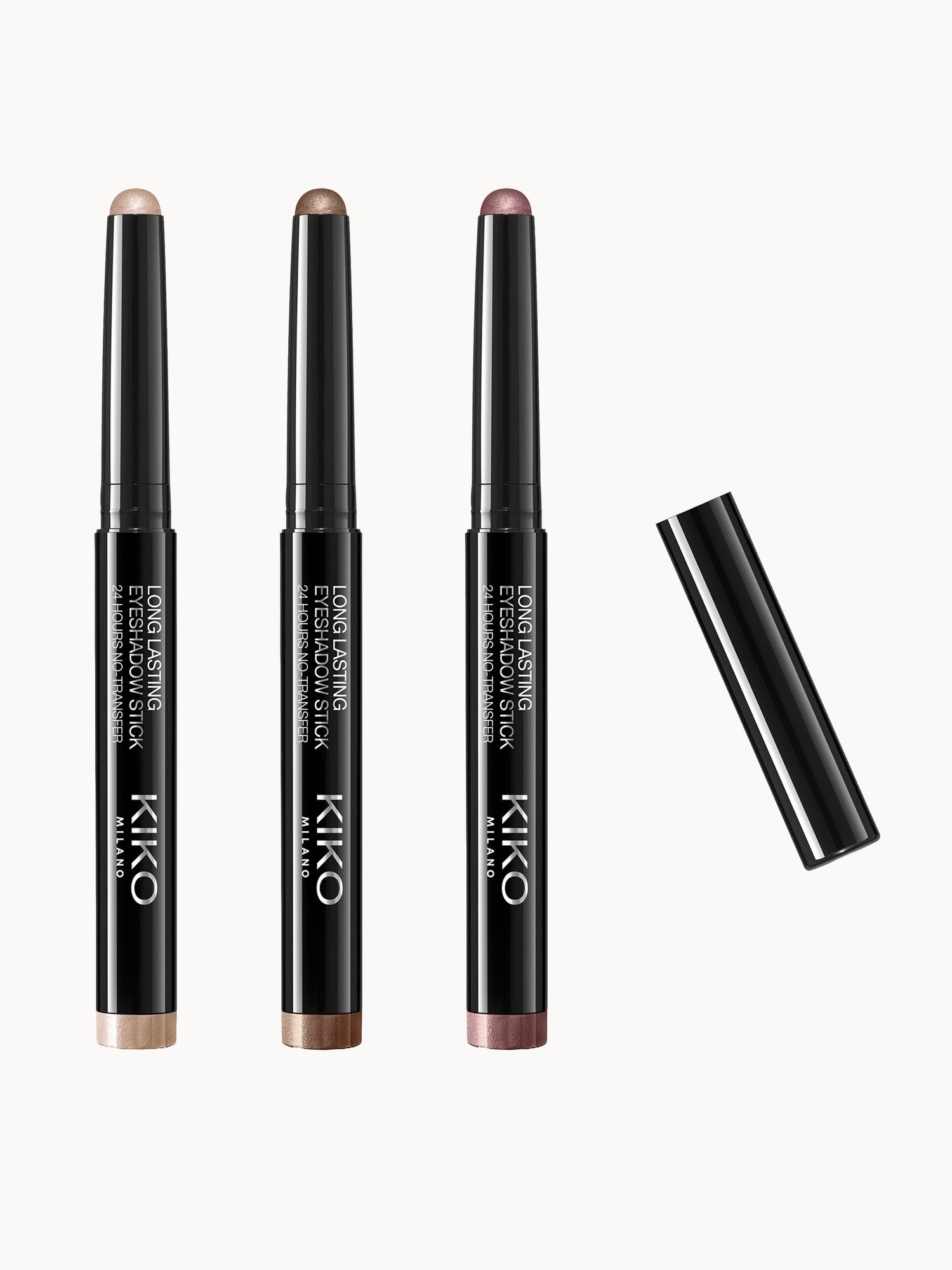 KIKO Milano Exclusive Long Lasting Eyeshadow Stick Trio - Warm Neutrals
