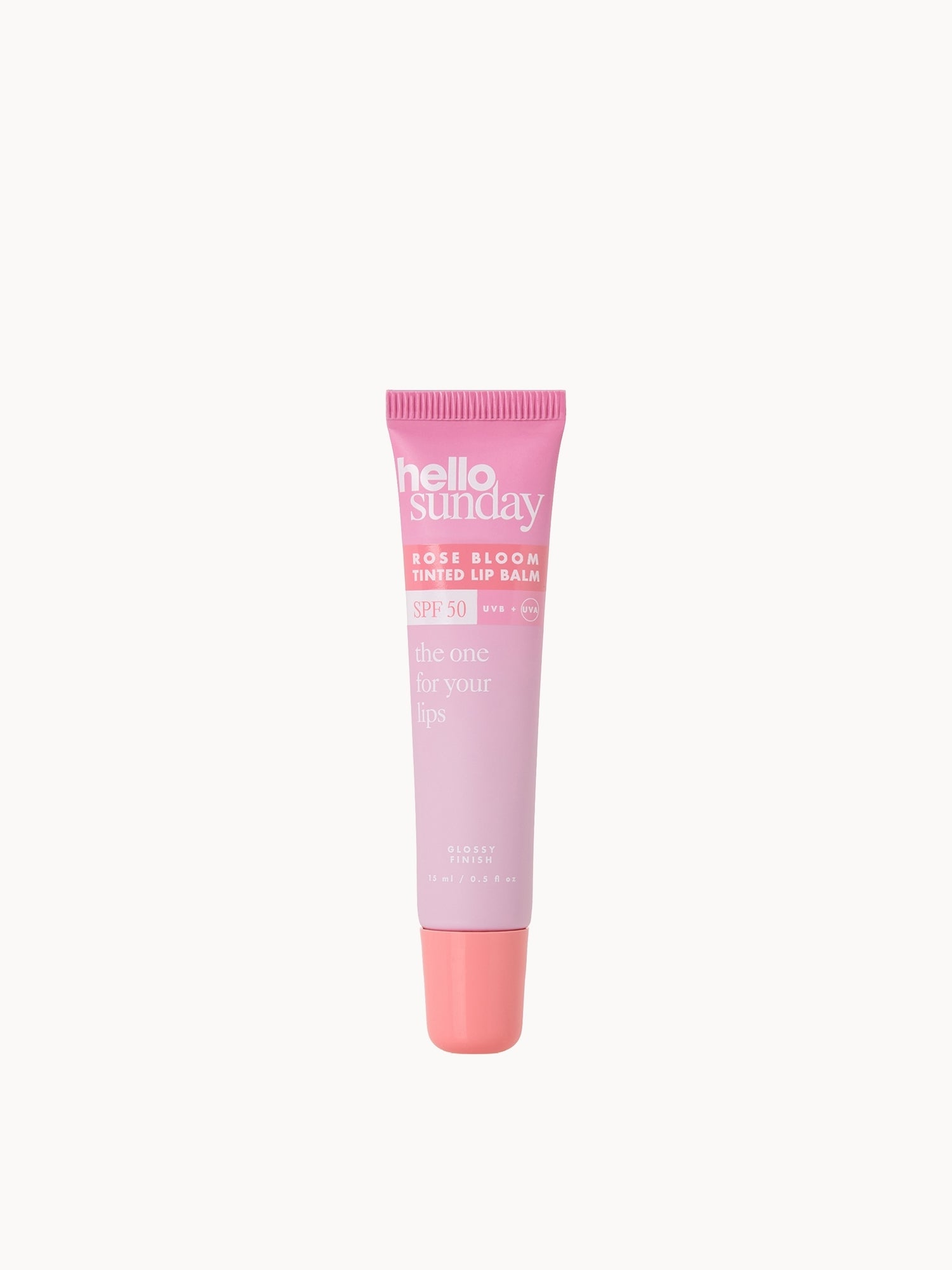 Hello Sunday Tinted Lip Balm SPF50 15ml - Rose Bloom