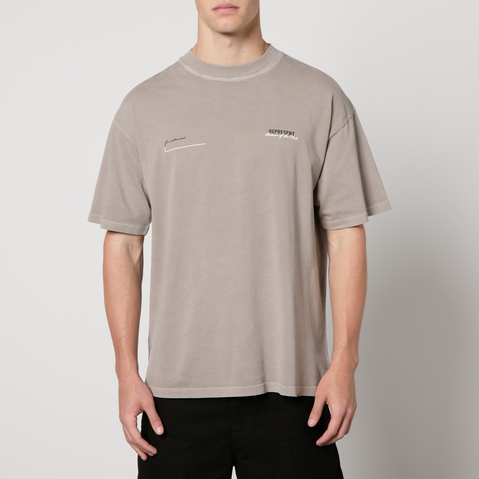REPRESENT Patron Of The Club Cotton-Jersey T-Shirt - L | Coggles