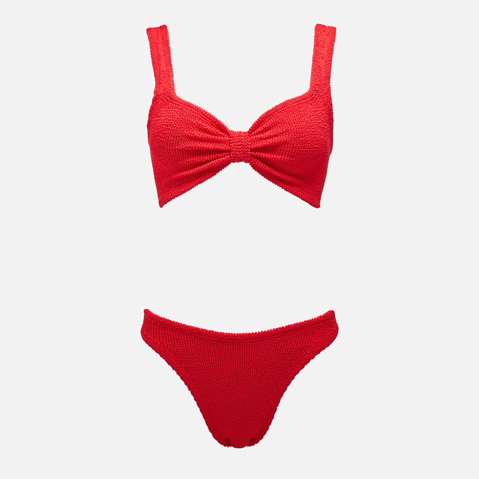 Hunza G Bonnie Crinkle™ Seersucker Bikini | Coggles