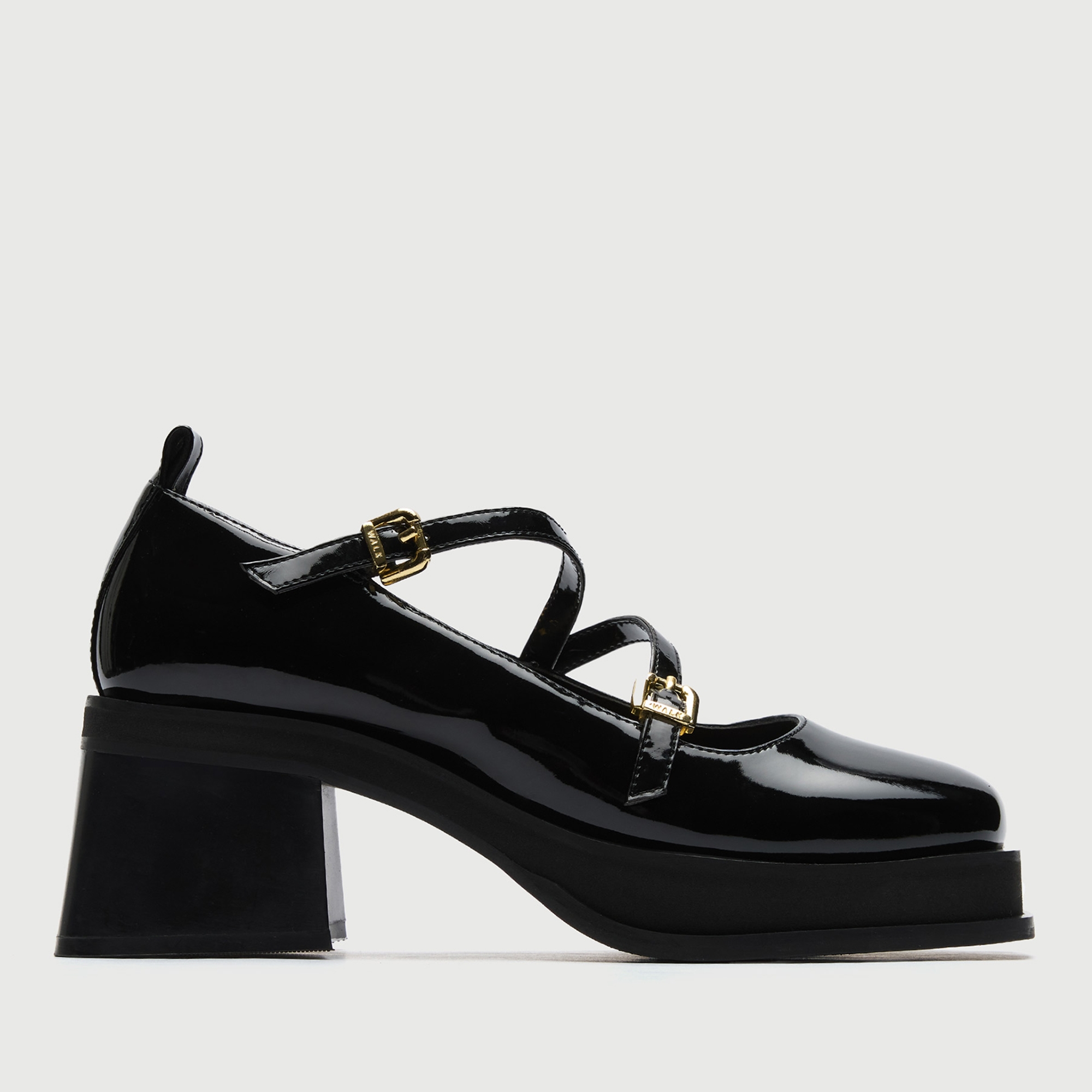 専用GRAPE Black Mary Jane Platform shoes Wonders - H-4926 Mary Jane in Black Iseo – gravitypope