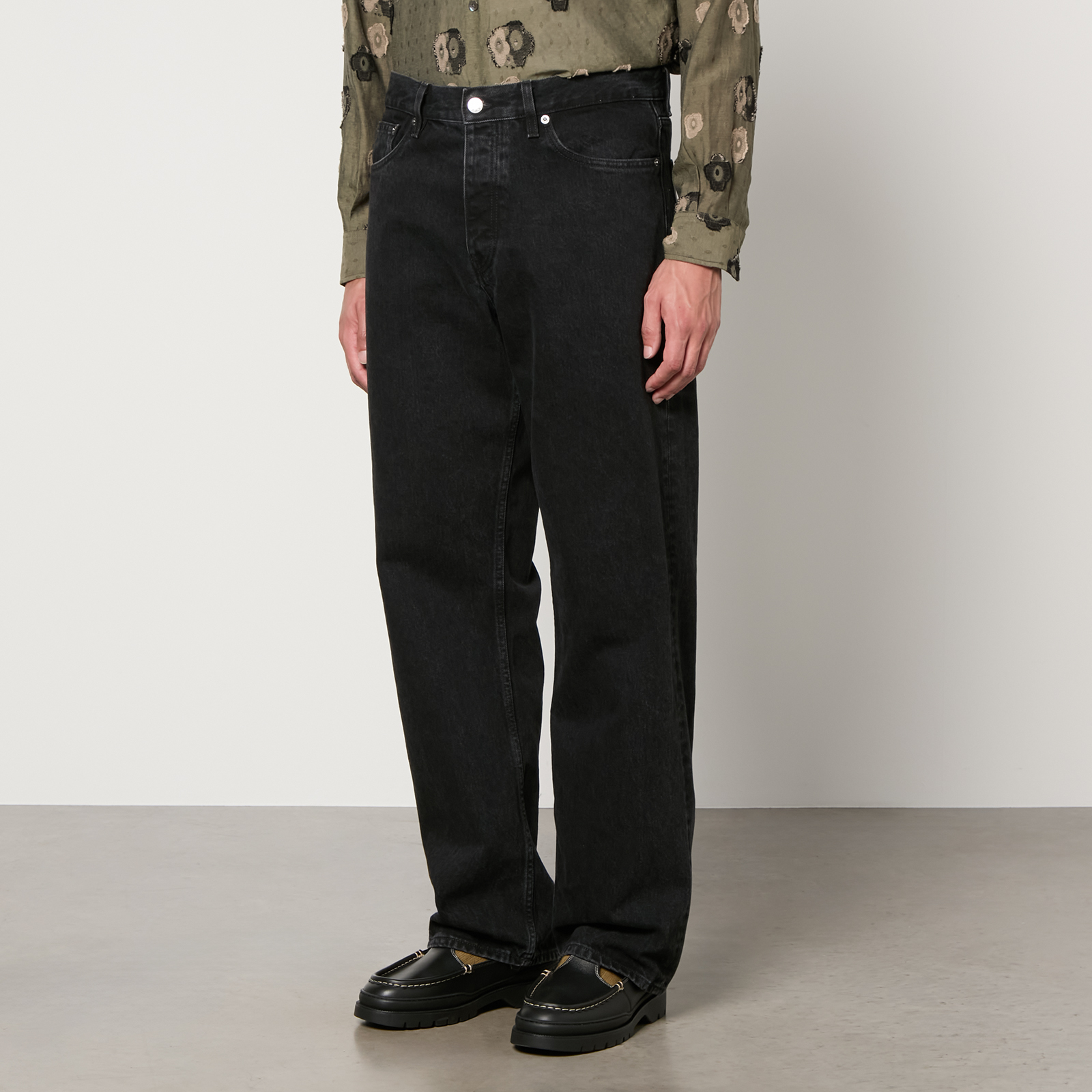Black Coated XL Colossus Jeans | Jaded London | Clothing