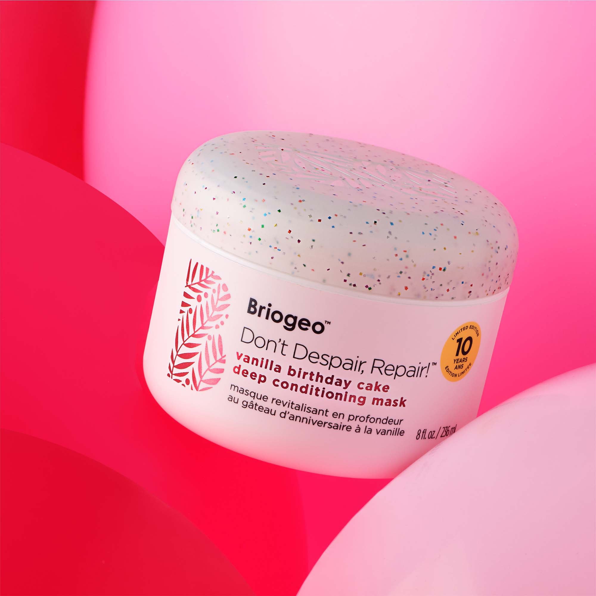 BRIOGEO ブリオジオ 限定版 バニラ バースデーケーキ ヘアマスク Briogeo Vanilla Birthday Cake Deep Conditiong Mask Limited Edition