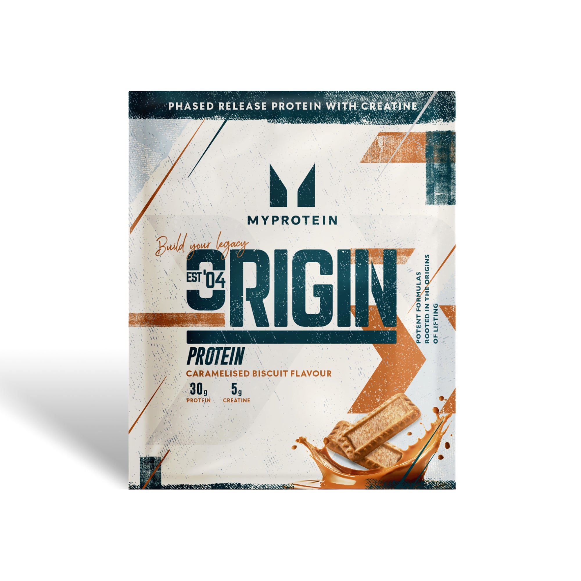 Origin Protein, with Creatine (Sample) - 1portions - Caramel Biscuit